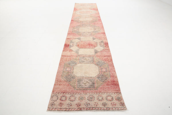 2' x 13' Vintage rug, Cotton Vintage rug, Entryway-Hallway Vintage rug, Kids Vintage rug, Kitchen-Dining Vintage rug, Living Room Vintage rug, Nursery Vintage rug, Oriental Vintage rug, Red Vintage rug, Rustic-Primitive Vintage rug, Vintage Runner, Wool Vintage rug, Vintage rug