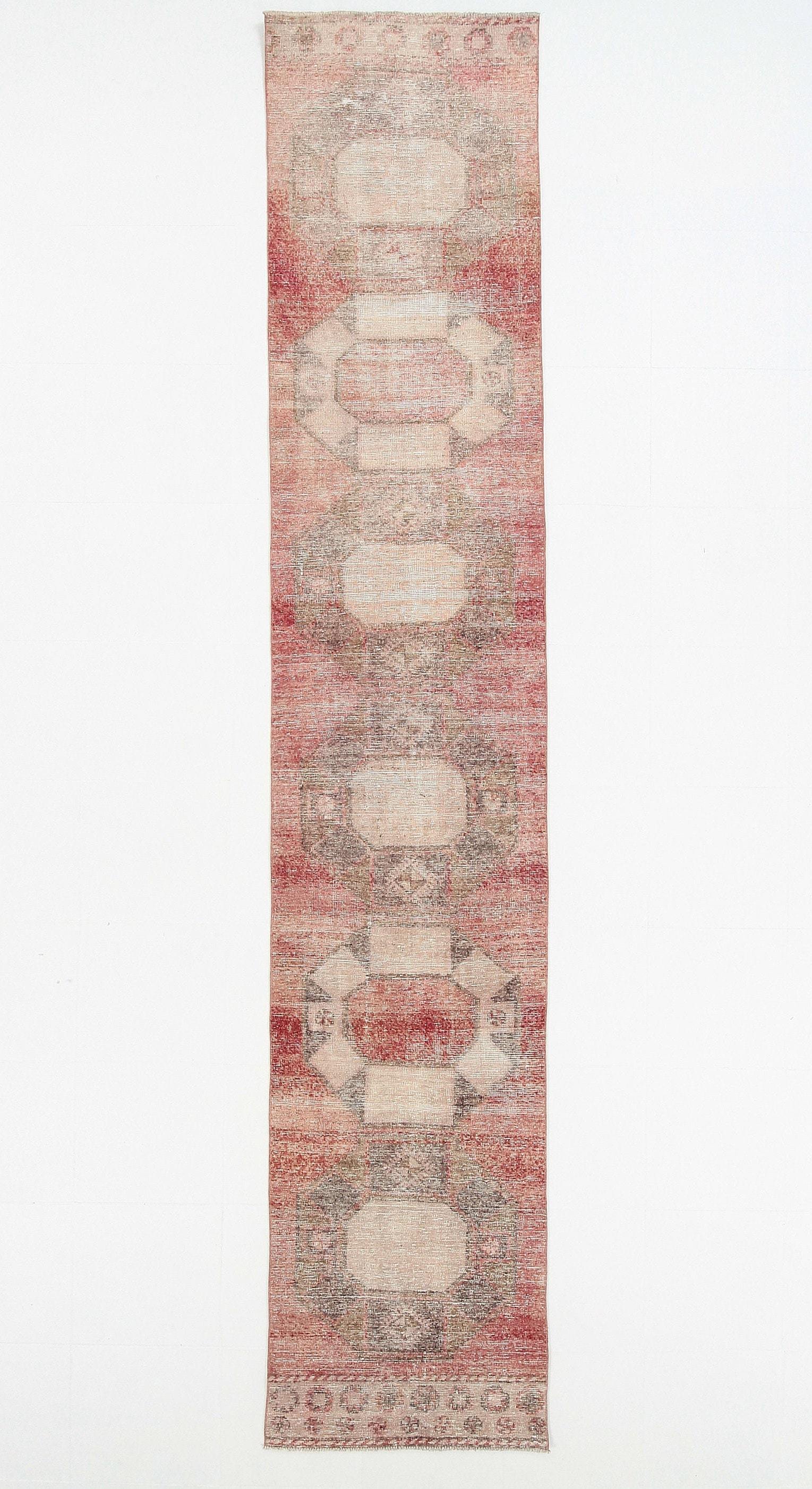 2' x 13' Vintage rug, Cotton Vintage rug, Entryway-Hallway Vintage rug, Kids Vintage rug, Kitchen-Dining Vintage rug, Living Room Vintage rug, Nursery Vintage rug, Oriental Vintage rug, Red Vintage rug, Rustic-Primitive Vintage rug, Vintage Runner, Wool Vintage rug, Vintage rug