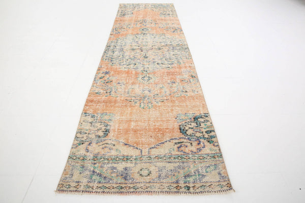 2' x 9' Vintage rug, Cotton Vintage rug, Country-Farmhouse Vintage rug, Dorm Vintage rug, Entryway-Hallway Vintage rug, Kitchen-Dining Vintage rug, Living Room Vintage rug, Office Vintage rug, Orange Vintage rug, Oriental Vintage rug, Vintage Runner, Wool Vintage rug, Vintage rug