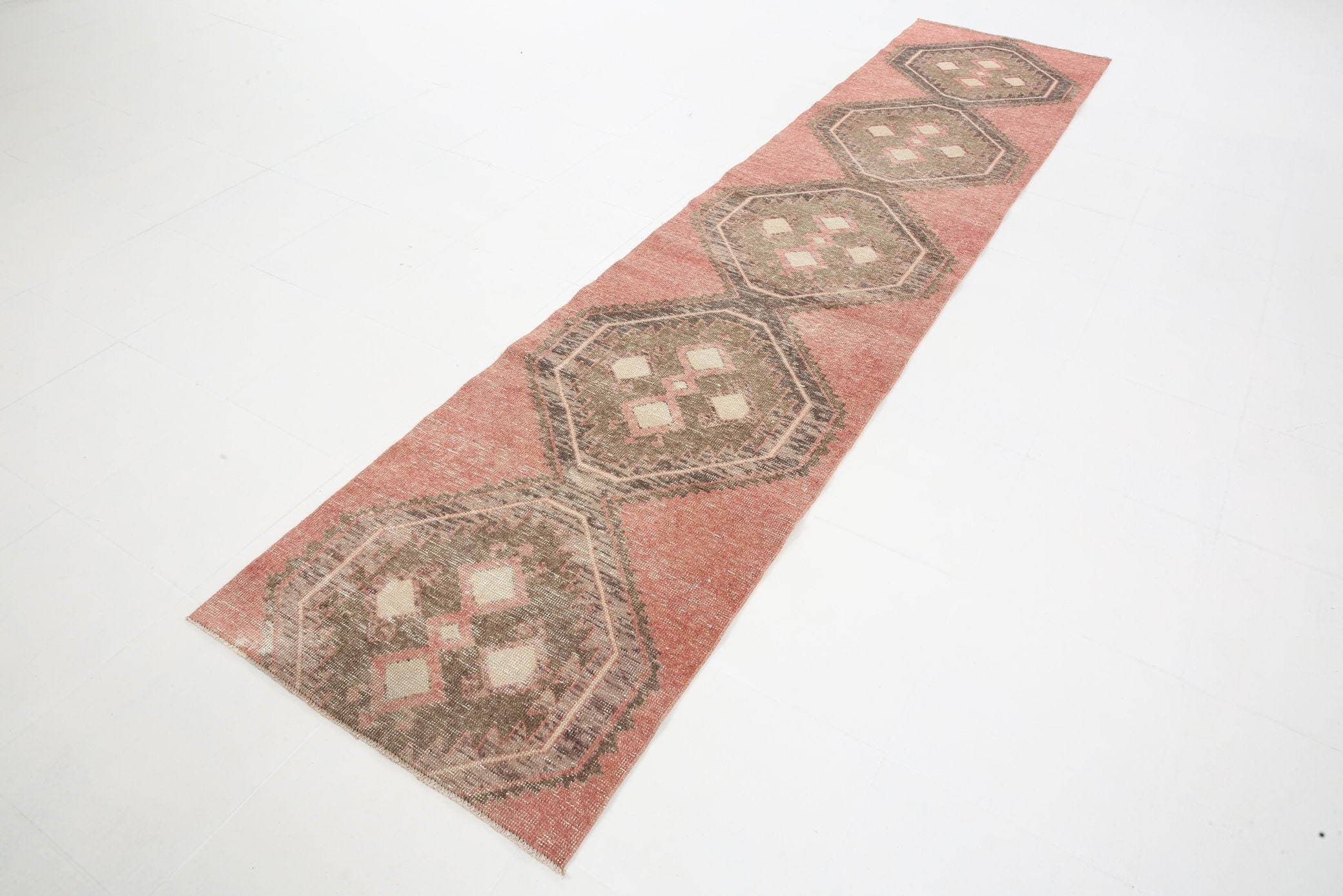 2' x 12' Vintage rug, Cotton Vintage rug, Entryway-Hallway Vintage rug, Kitchen-Dining Vintage rug, Living Room Vintage rug, Nursery Vintage rug, Office Vintage rug, Oriental Vintage rug, Red Vintage rug, Rustic-Primitive Vintage rug, Vintage Runner, Wool Vintage rug, Vintage rug