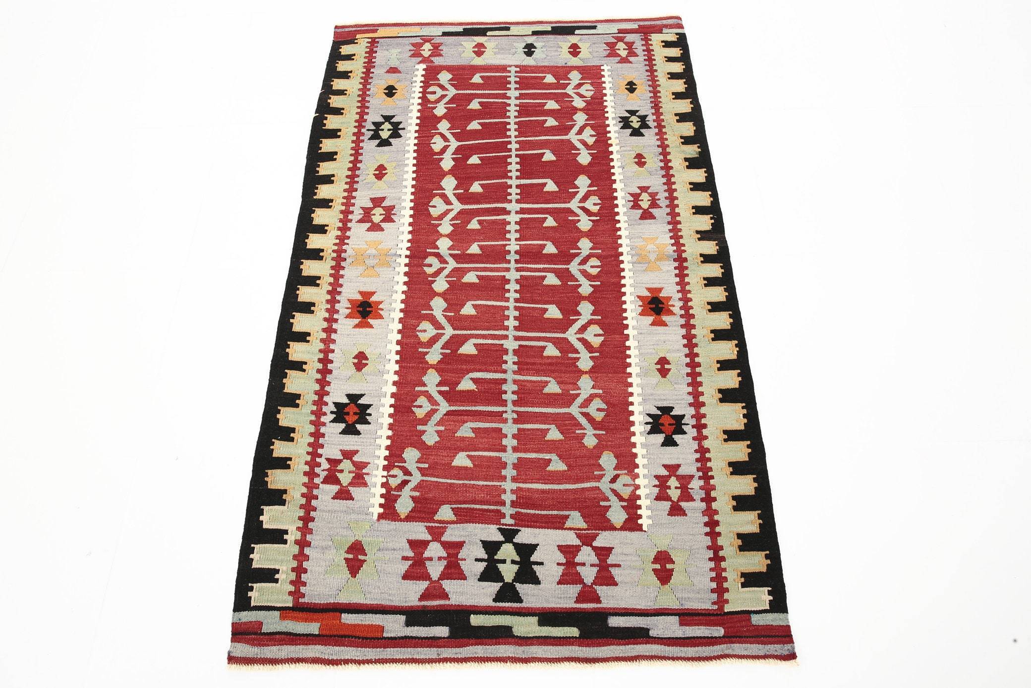 2' x 4' Kilim, Abstract Kilim, Cotton Kilim, Dorm Kilim, Kids Kilim, Kilim Old Kilim, Kitchen-Dining Kilim, Living Room Kilim, Nursery Kilim, Red Kilim, Scandinavian, Wool Kilim, Kilim