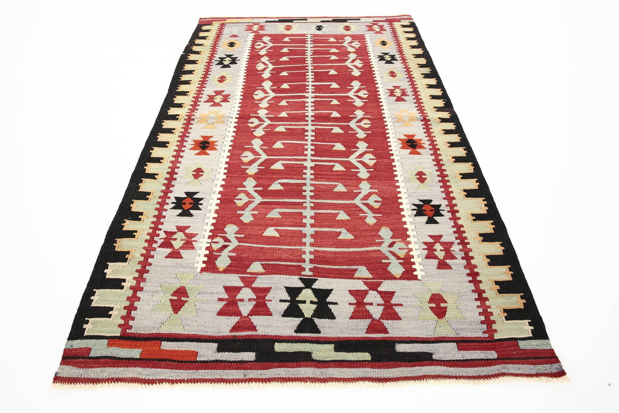 2' x 4' Kilim, Abstract Kilim, Cotton Kilim, Dorm Kilim, Kids Kilim, Kilim Old Kilim, Kitchen-Dining Kilim, Living Room Kilim, Nursery Kilim, Red Kilim, Scandinavian, Wool Kilim, Kilim