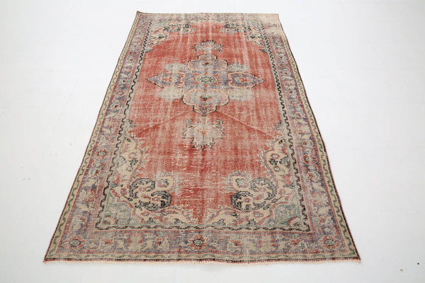 4' x 7' Vintage rug, Cotton Vintage rug, Dorm Vintage rug, Kitchen-Dining Vintage rug, Living Room Vintage rug, Nursery Vintage rug, Office Vintage rug, Red Vintage rug, Rustic-Primitive Vintage rug, Southwestern Vintage rug, Vintage, Wool Vintage rug, Vintage rug