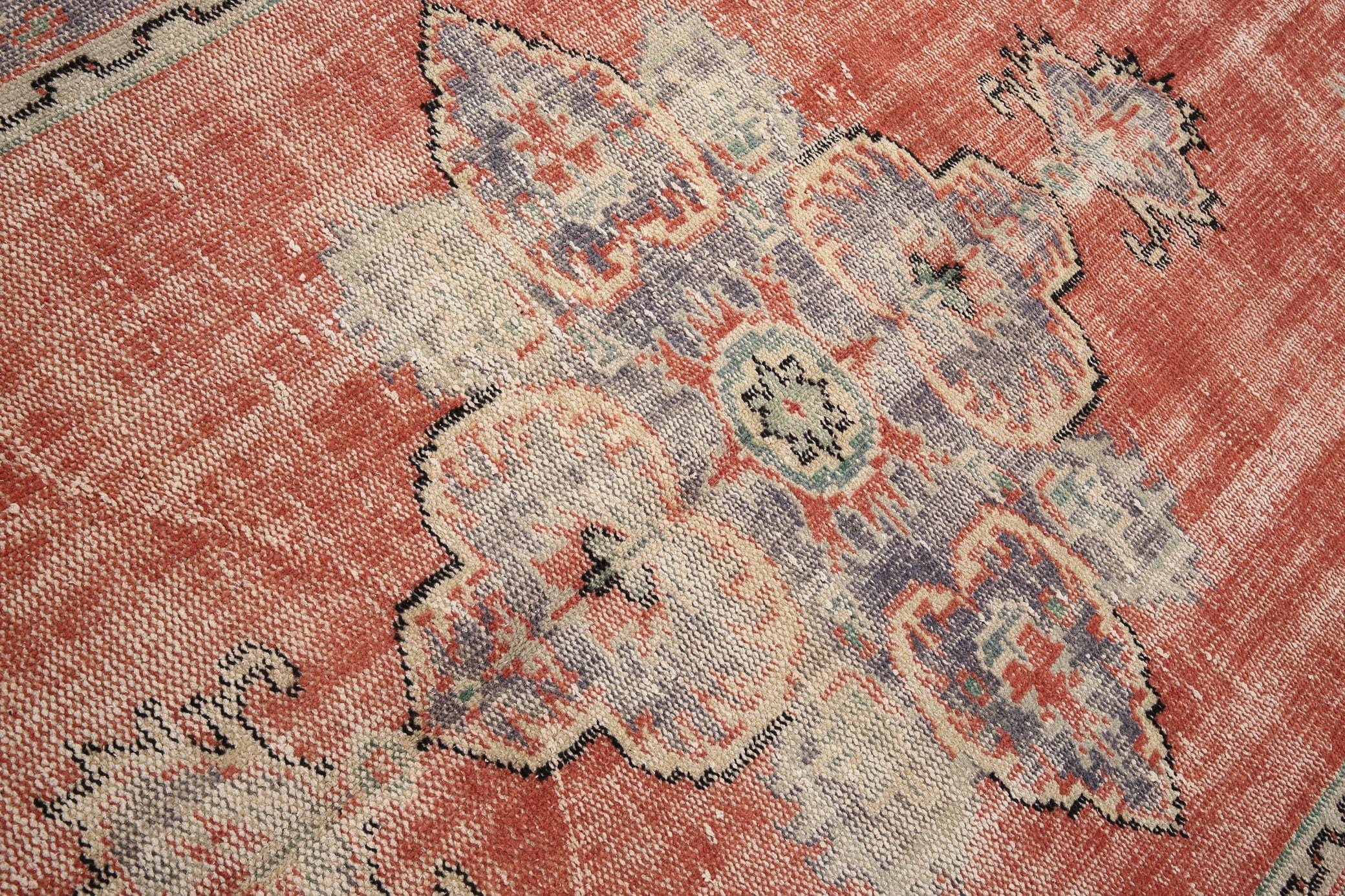 4' x 7' Vintage rug, Cotton Vintage rug, Dorm Vintage rug, Kitchen-Dining Vintage rug, Living Room Vintage rug, Nursery Vintage rug, Office Vintage rug, Red Vintage rug, Rustic-Primitive Vintage rug, Southwestern Vintage rug, Vintage, Wool Vintage rug, Vintage rug