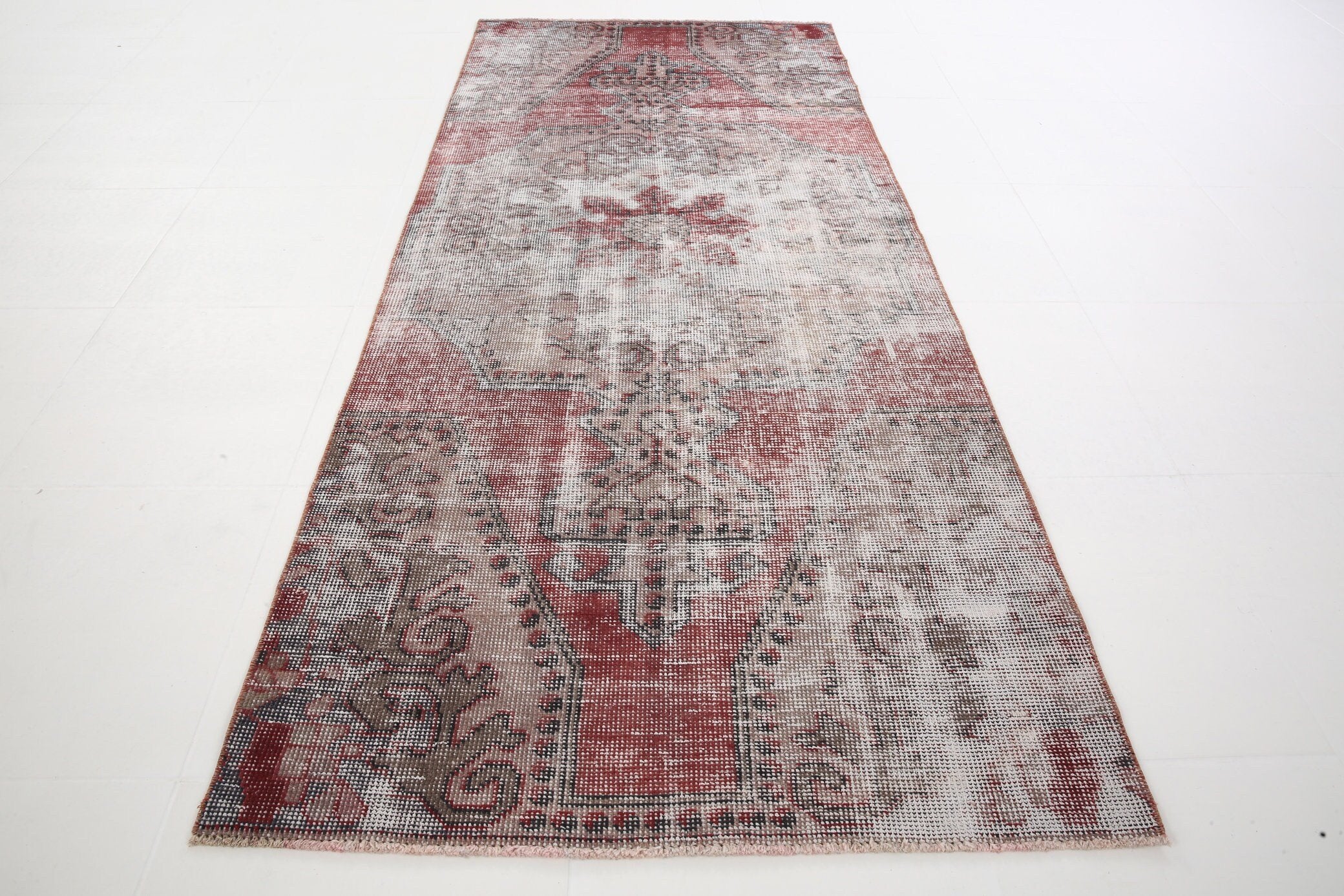 3' x 7' Red Turkish Vintage Rug  |  RugReform