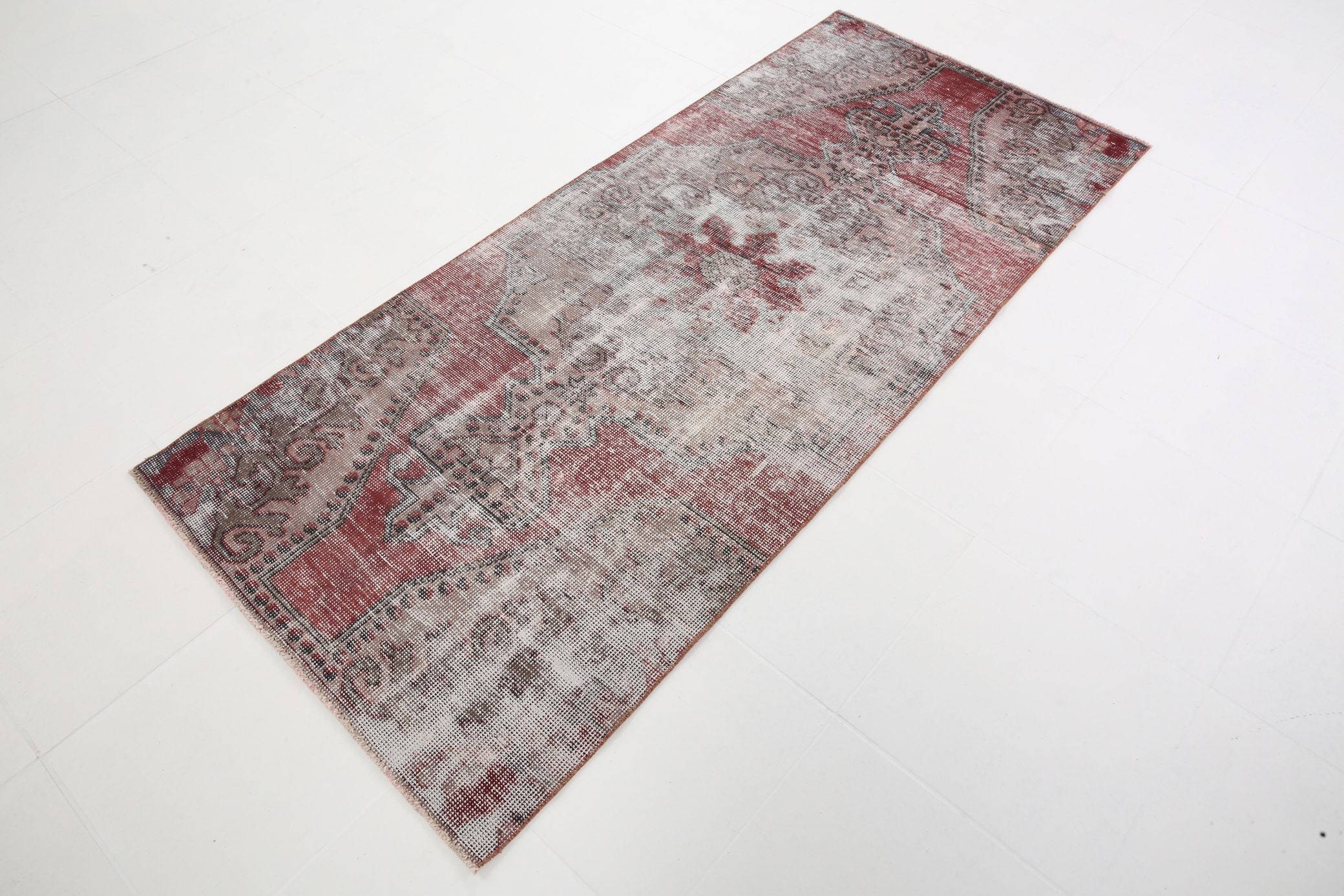 3' x 7' Red Turkish Vintage Rug  |  RugReform