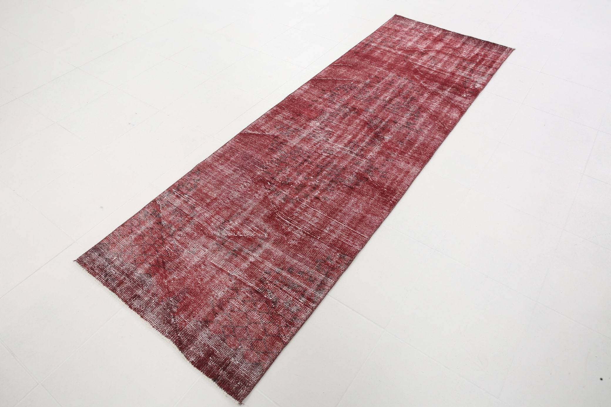 2' x 8' Red Turkish Vintage Runner Rug  |  RugReform