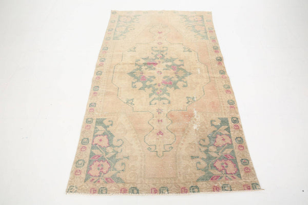 3' x 6' Tan-Ivory Turkish Vintage Oushak Rug  |  RugReform