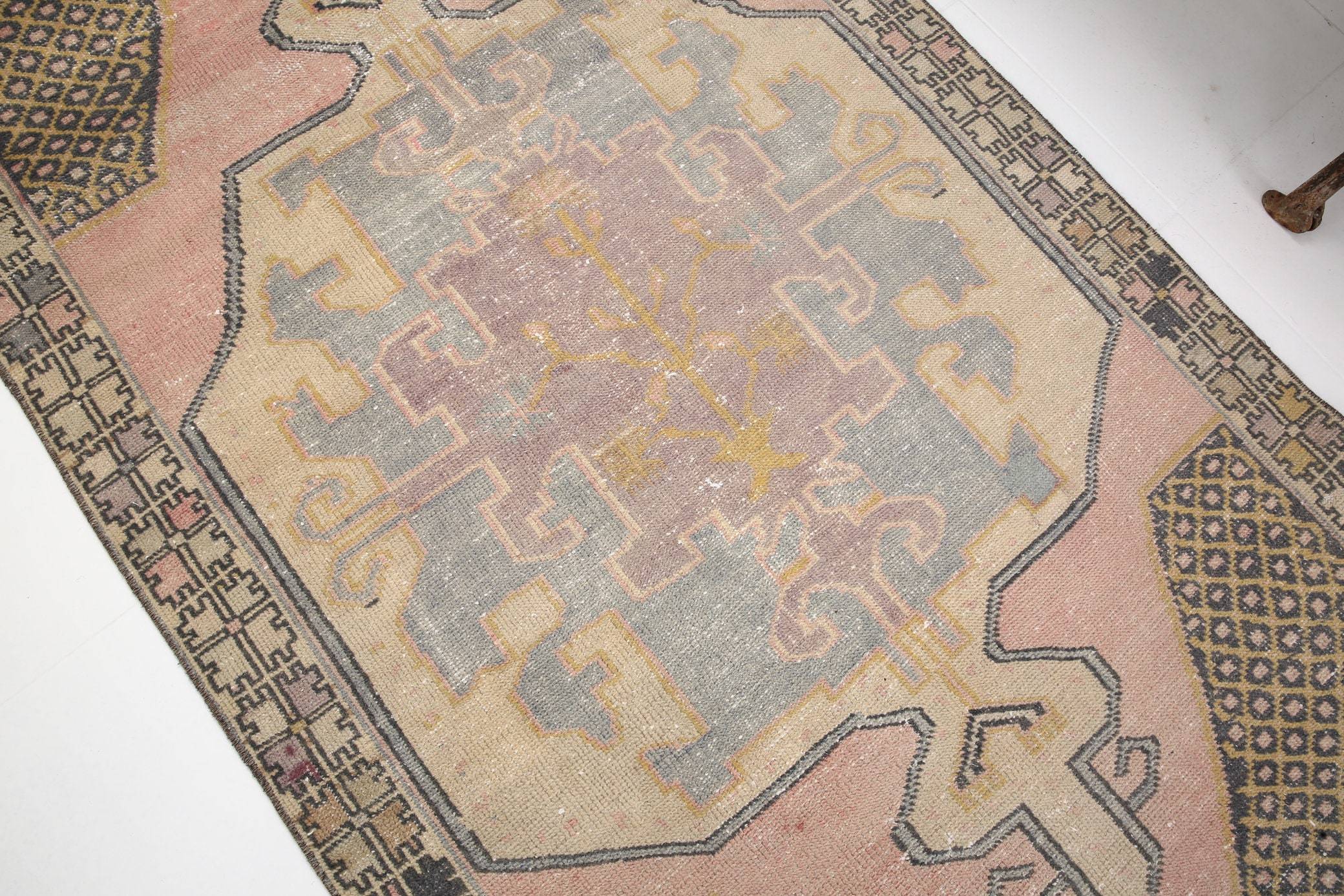 4' x 8' Pink Turkish Vintage Rug  |  RugReform