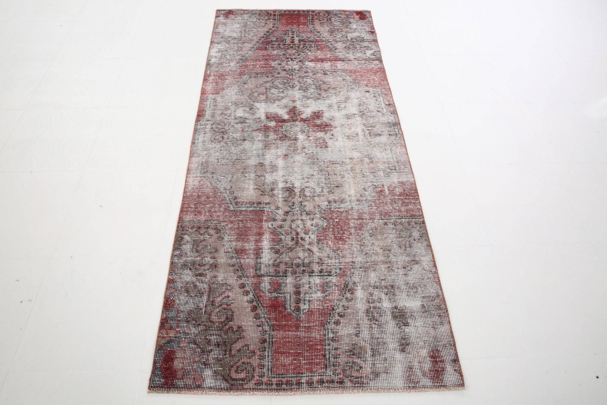 3' x 7' Red Turkish Vintage Rug  |  RugReform