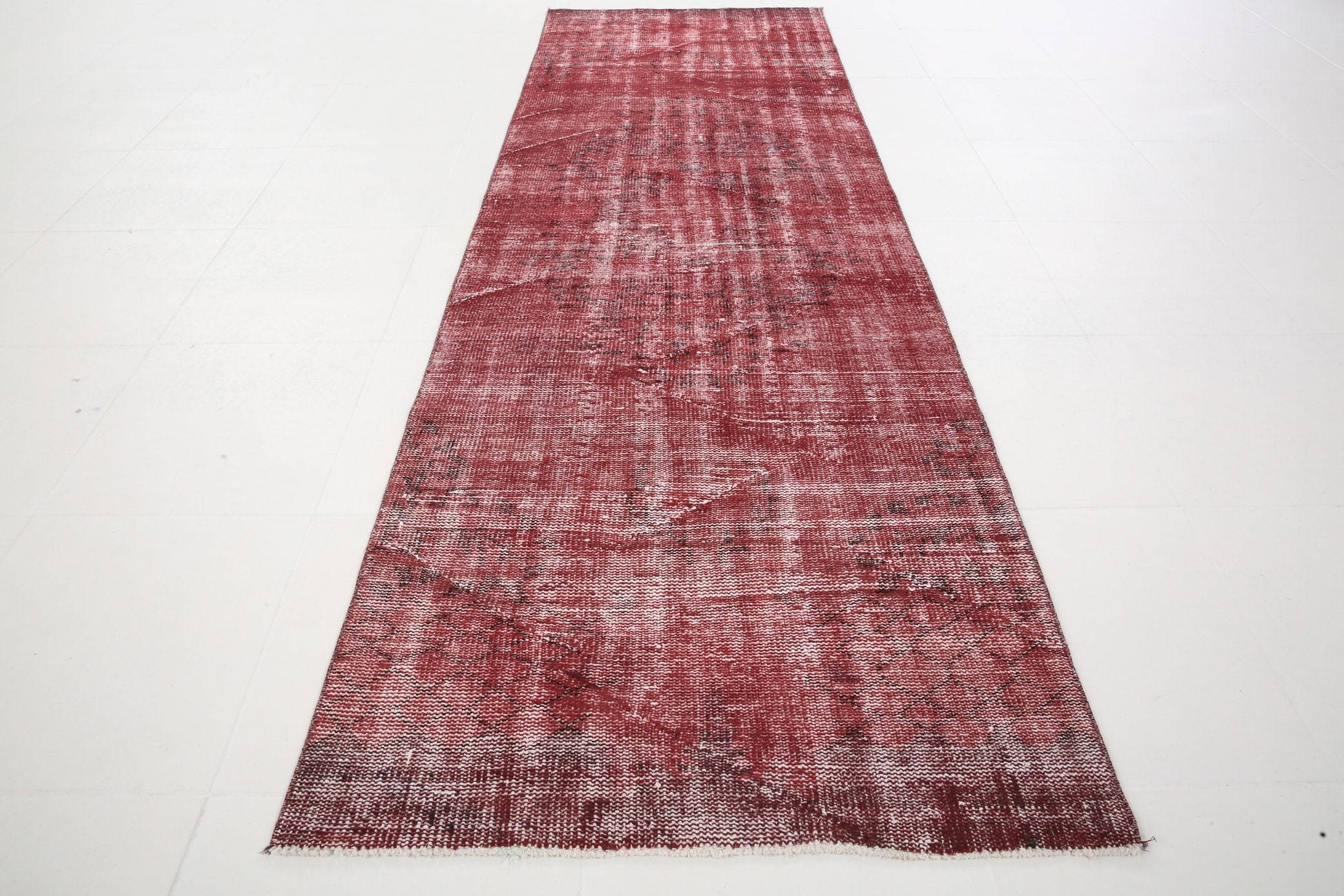 2' x 8' Red Turkish Vintage Runner Rug  |  RugReform