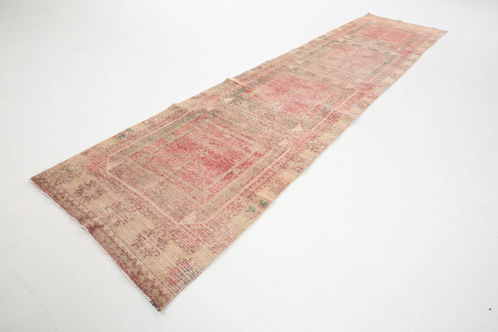 2' x 11' Vintage rug, Bedroom Vintage rug, Cotton Vintage rug, Distressed Vintage rug, Entryway-Hallway Vintage rug, Kitchen-Dining Vintage rug, Living Room Vintage rug, Office Vintage rug, Red Vintage rug, Southwestern Vintage rug, Vintage Runner, Wool Vintage rug, Vintage rug