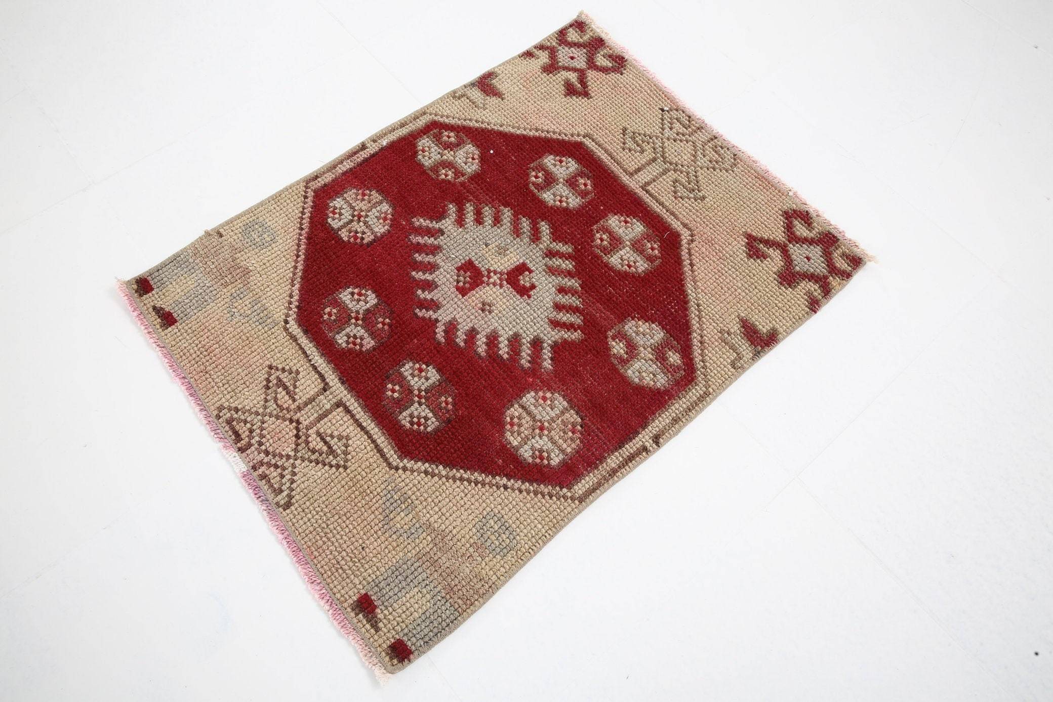 1' x 2' Vintage rug, Bathroom Vintage rug, Bedroom Vintage rug, Cotton Vintage rug, Dorm Vintage rug, Office Vintage rug, Patio-Outdoor Vintage rug, Red Vintage rug, Retro Vintage rug, Southwestern Vintage rug, Vintage Runner, Wool Vintage rug, Vintage rug