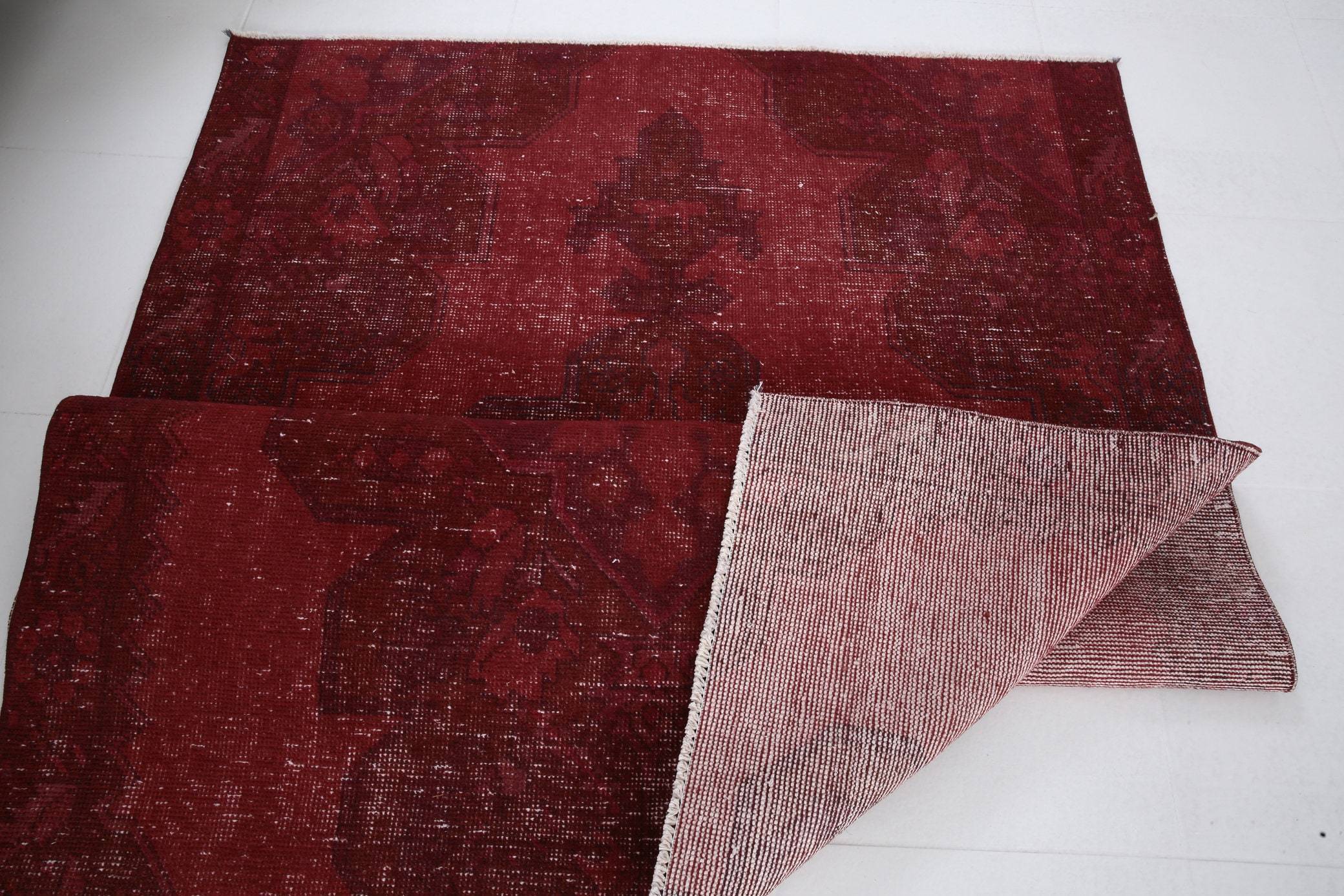 4' x 6' Red Turkish Vintage Rug  |  RugReform