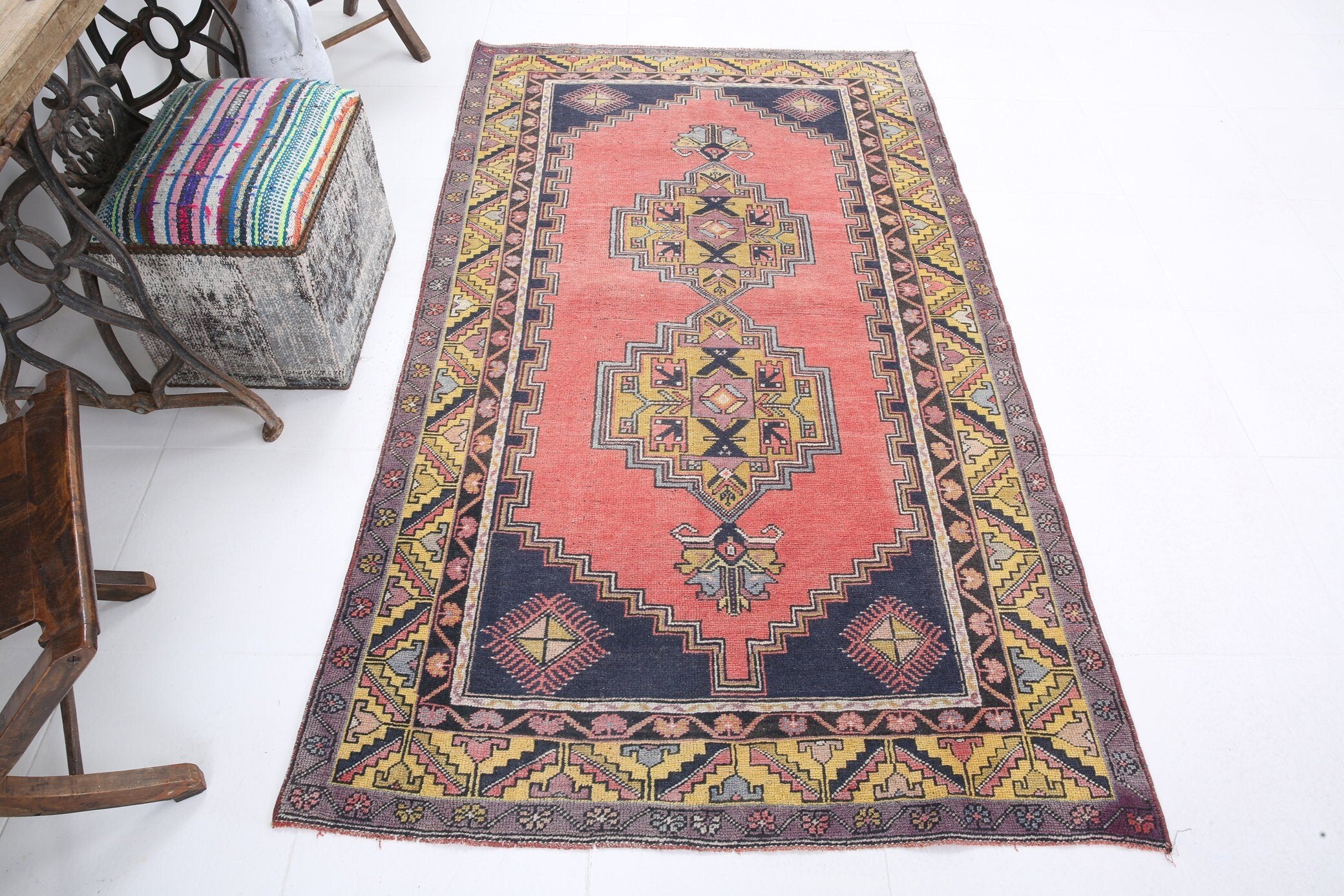 3' x 6' Pink Turkish Vintage Rug  |  RugReform