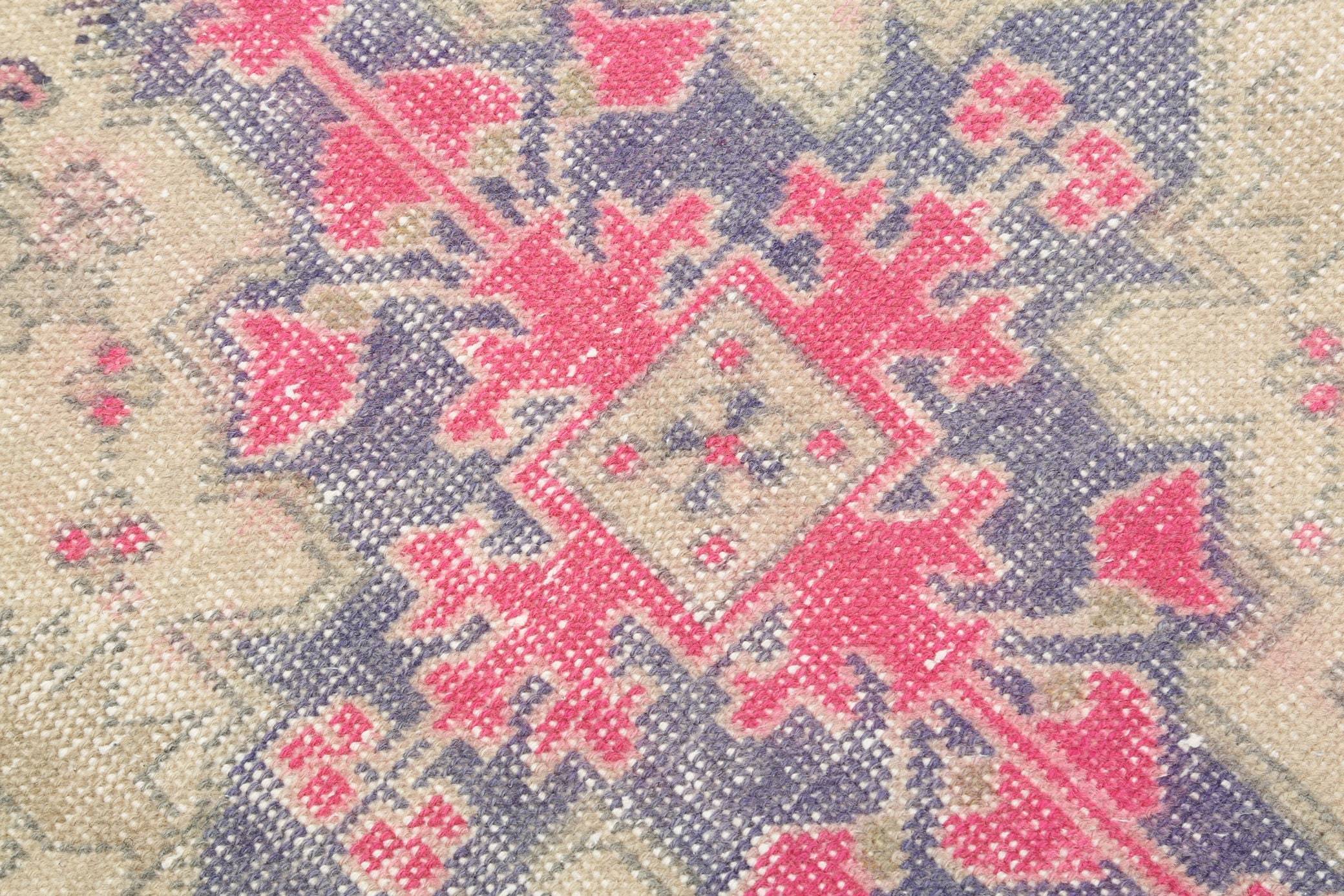 3' x 6' Pink Turkish Vintage Oushak Rug  |  RugReform