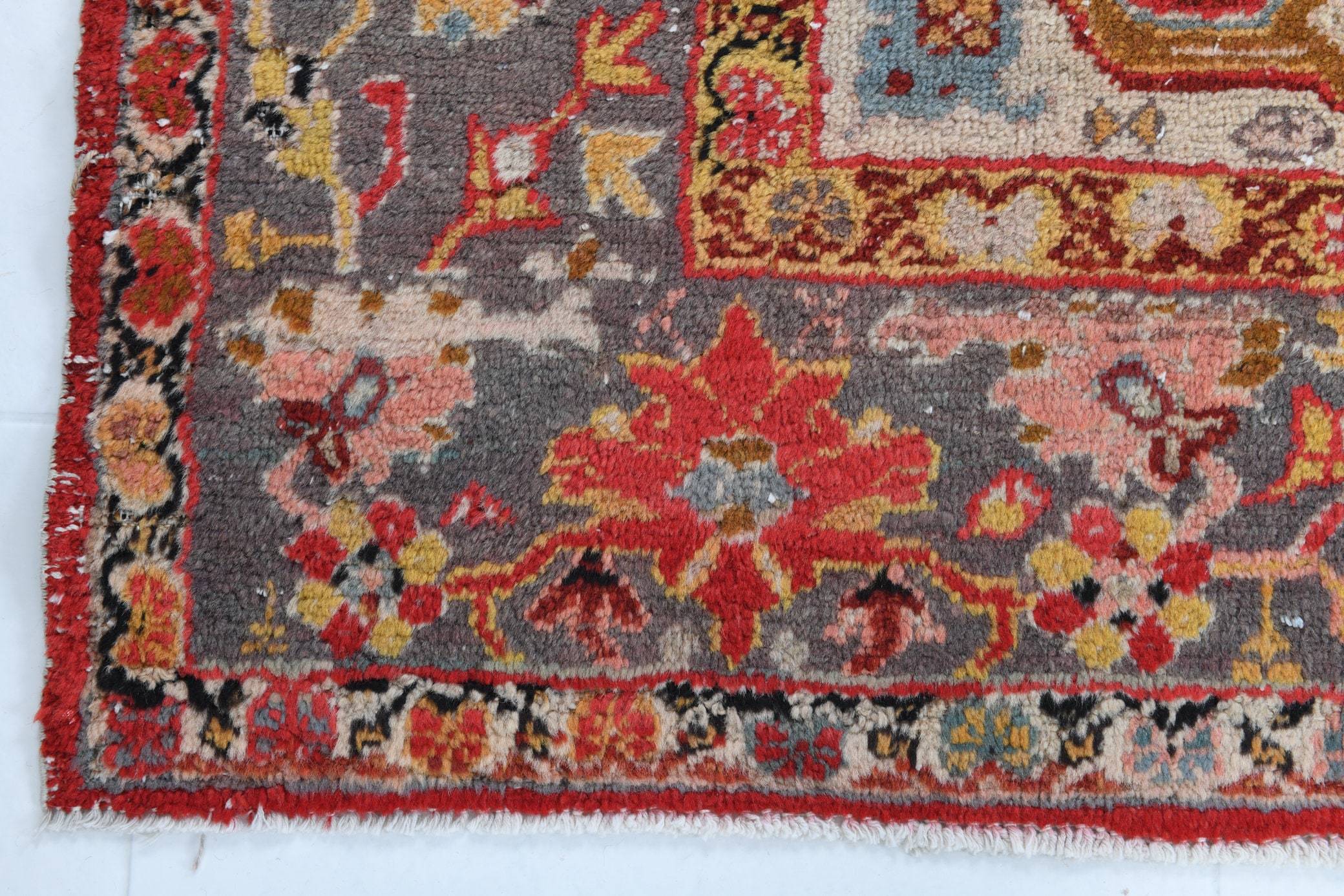 4' x 7' Red Turkish Vintage Rug  |  RugReform