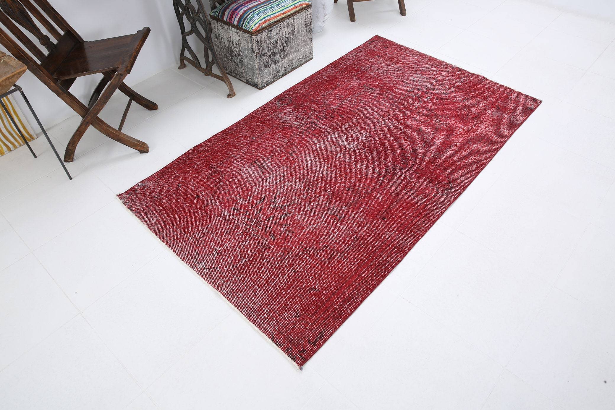 3' x 6' Red Turkish Vintage Rug  |  RugReform