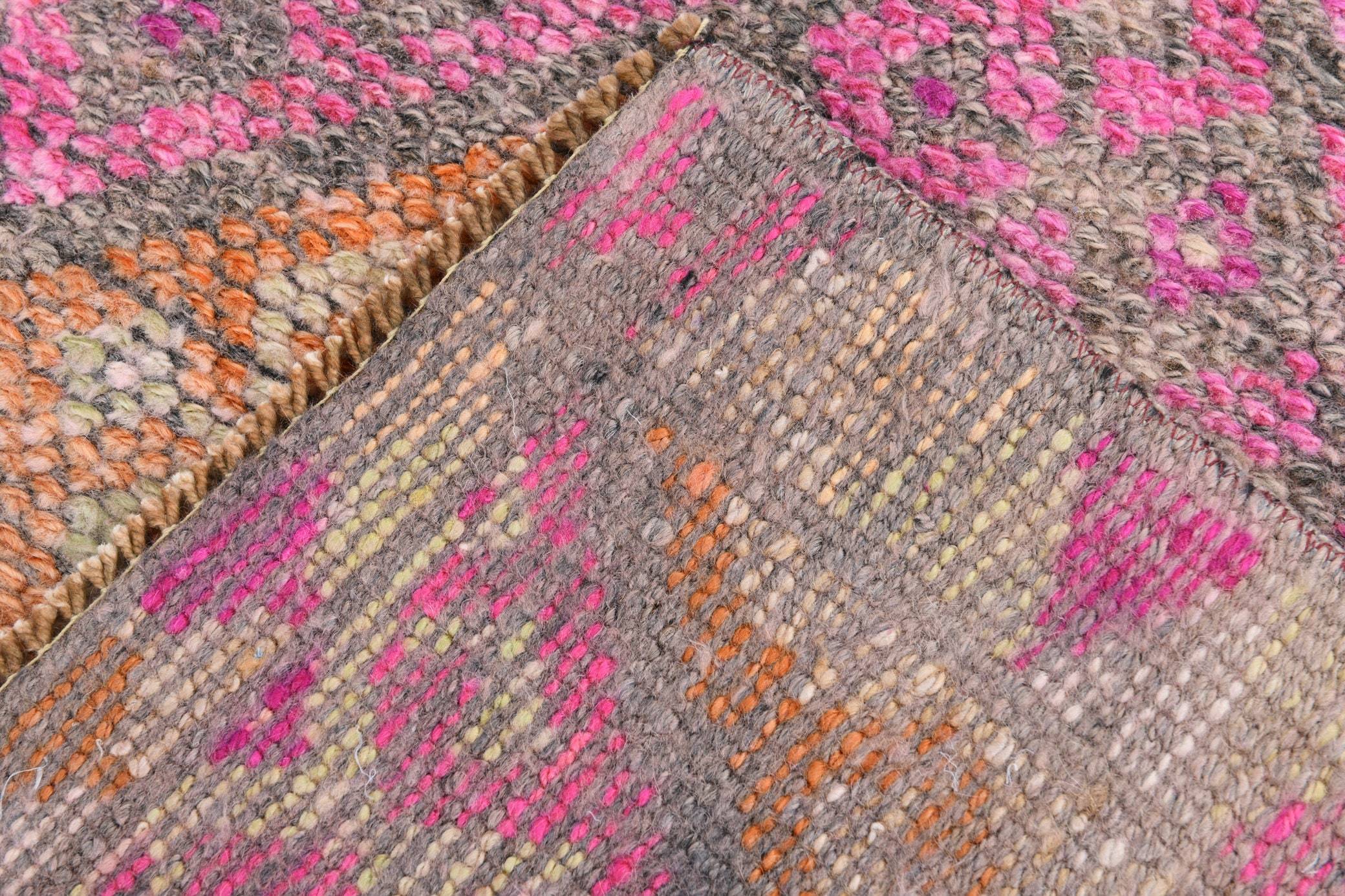 2' x 10' Pink Turkish Vintage Herki Rug  |  RugReform