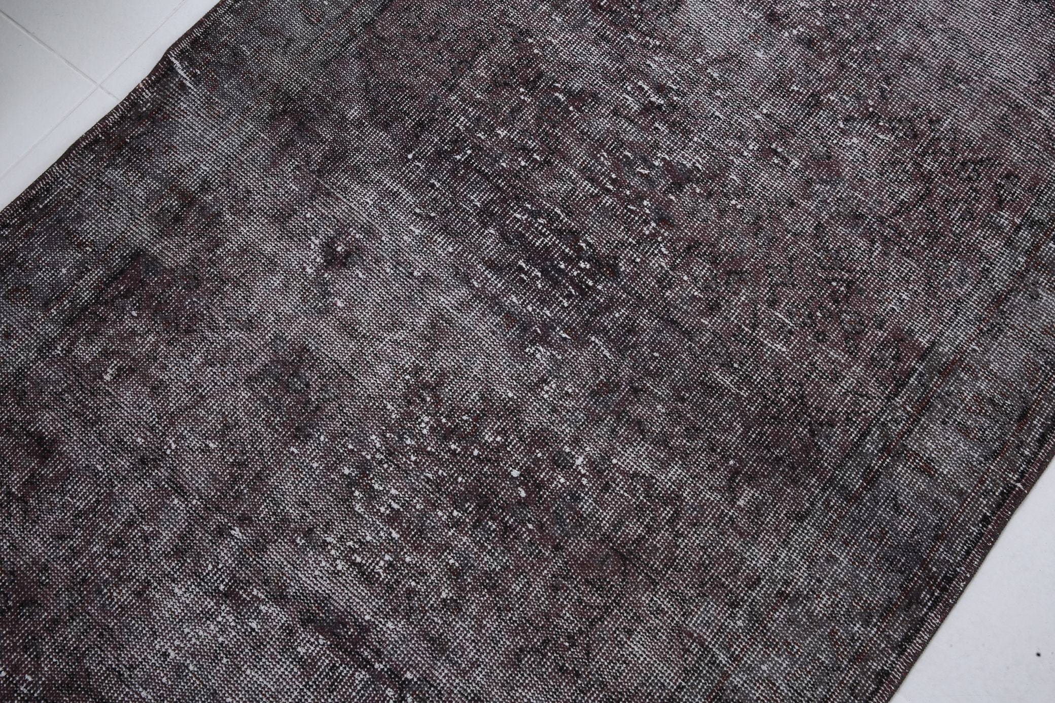 3' x 6' Black-Gray Turkish Vintage Rug  |  RugReform