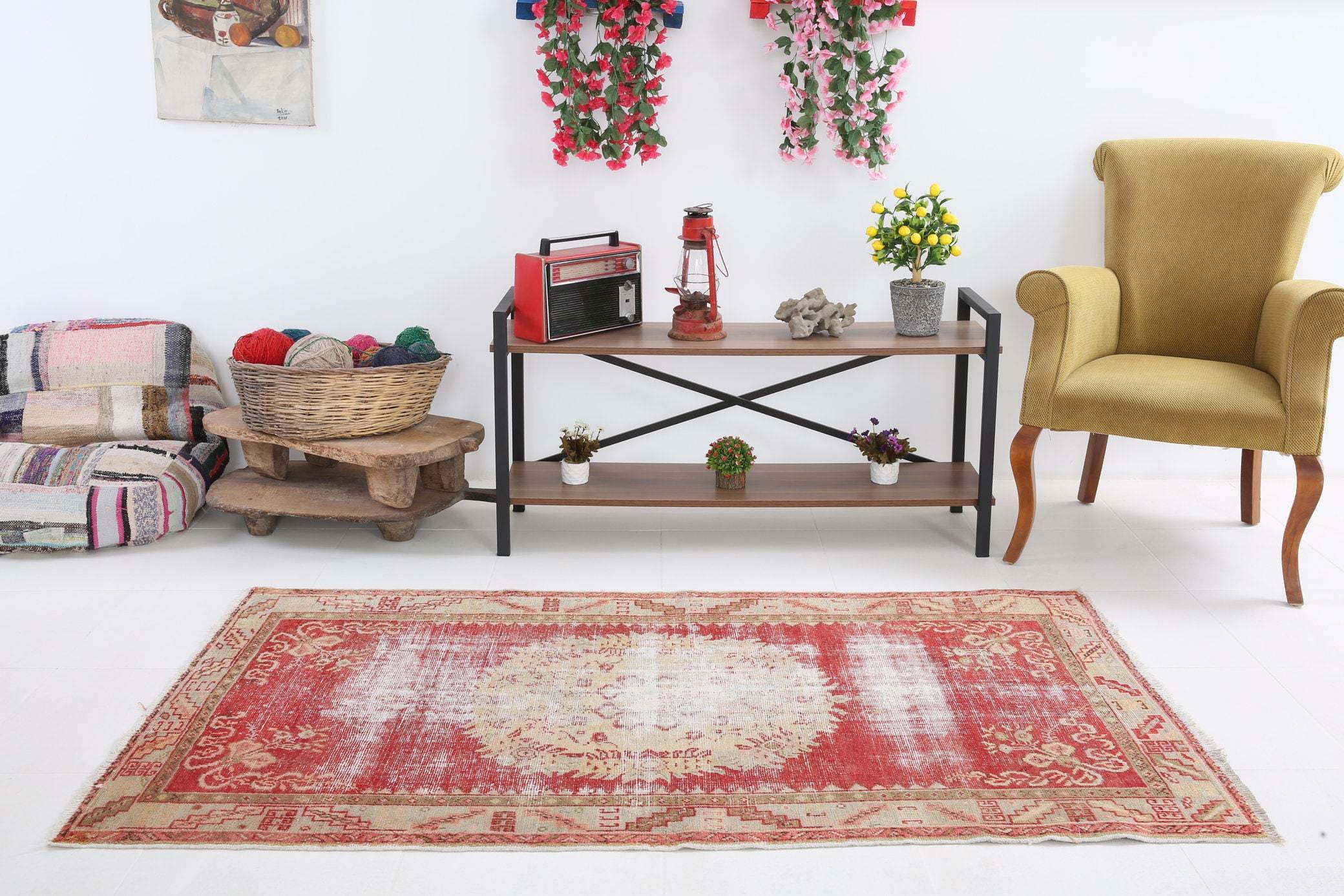 3' x 6' Red Turkish Vintage Rug  |  RugReform