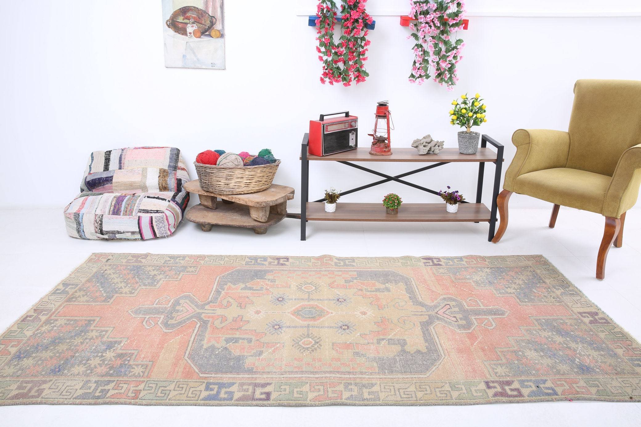 3' x 8' Red Turkish Vintage Rug  |  RugReform