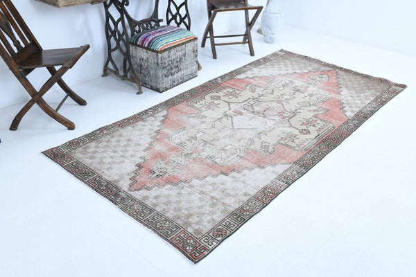 4' x 8' Red Turkish Vintage Rug  |  RugReform