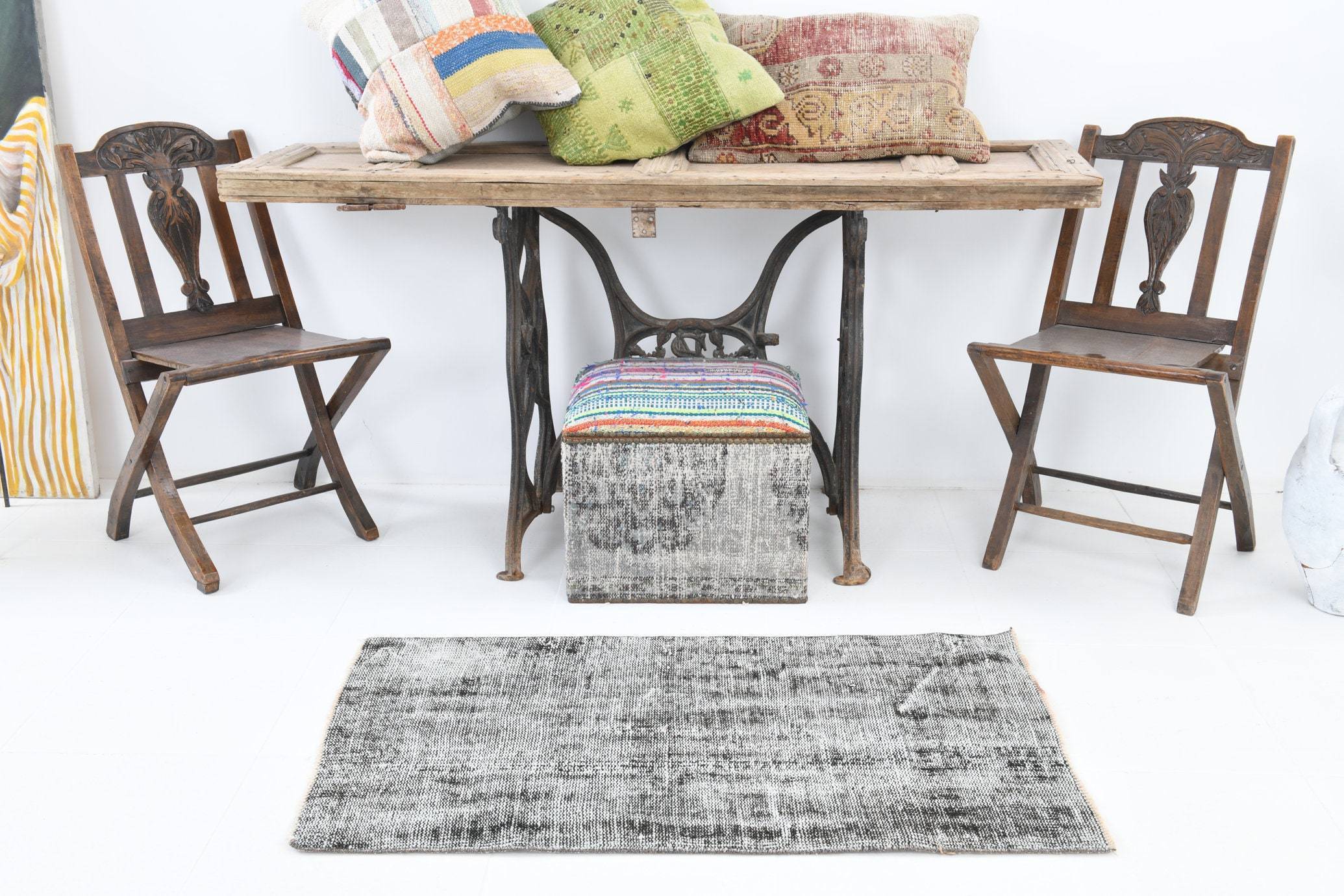 2' x 3' Vintage rug, Bathroom Vintage rug, Black-Gray Vintage rug, Cotton Vintage rug, Laundry Vintage rug, Nursery Vintage rug, Office Vintage rug, Overdyed Vintage rug, Patio-Outdoor Vintage rug, Solid Vintage rug, Vintage Runner, Wool Vintage rug, Vintage rug