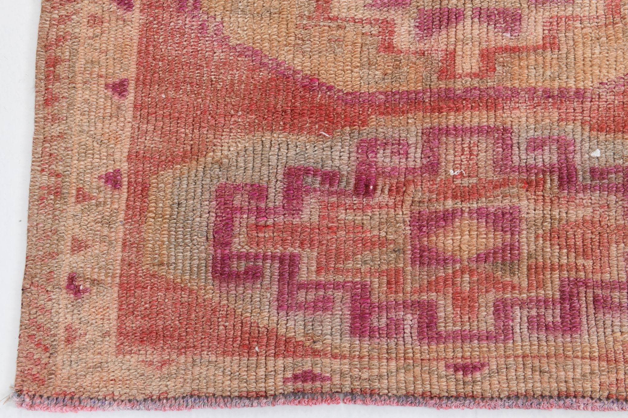 2' x 11' Red Turkish Vintage Herki Rug  |  RugReform