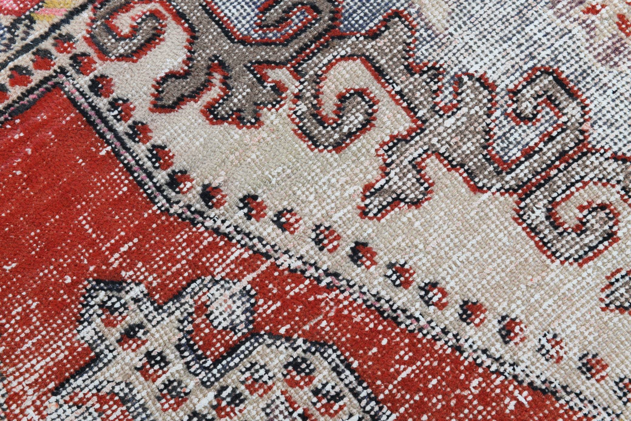 4' x 6' Red Turkish Vintage Rug  |  RugReform