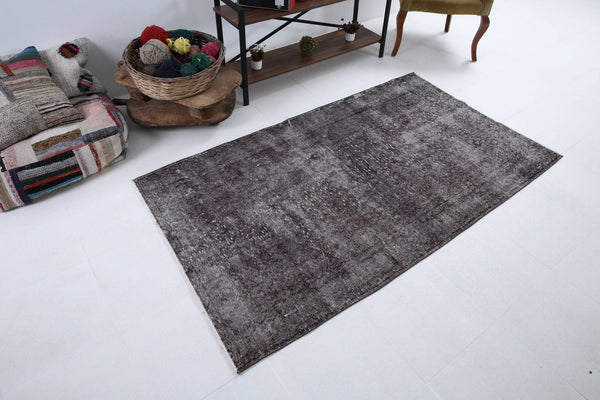 3' x 6' Black-Gray Turkish Vintage Rug  |  RugReform