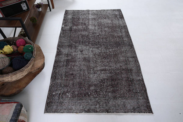 3' x 6' Black-Gray Turkish Vintage Rug  |  RugReform