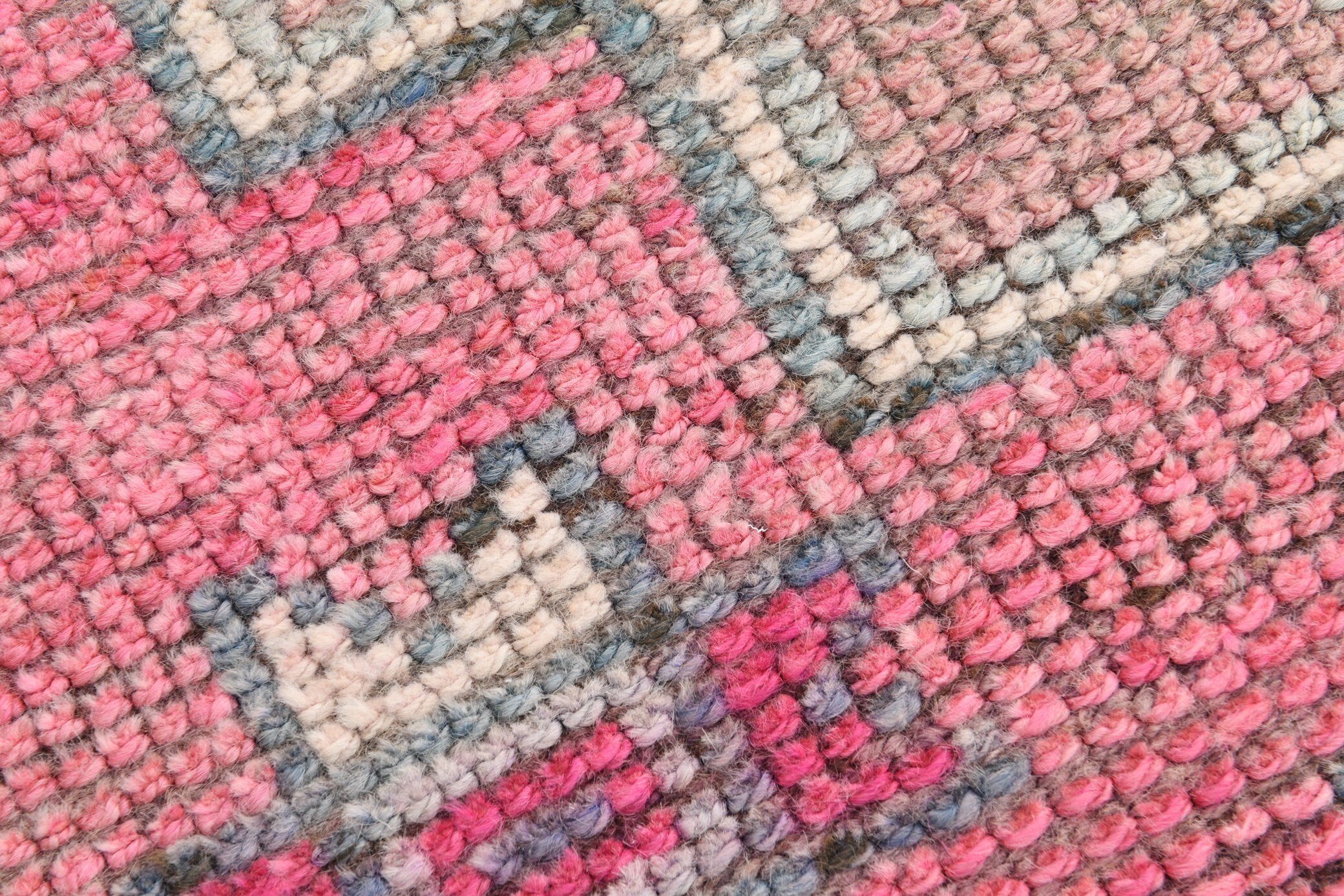 3' x 10' Pink Turkish Vintage Herki Rug  |  RugReform