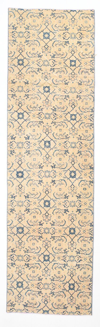 2' x 9' Vintage rug, Blue Vintage rug, Cotton Vintage rug, Dorm Vintage rug, Entryway-Hallway Vintage rug, Kitchen-Dining Vintage rug, Nursery Vintage rug, Office Vintage rug, Persian Vintage rug, Rustic-Primitive Vintage rug, Vintage Silverwash, Wool Vintage rug, Vintage rug