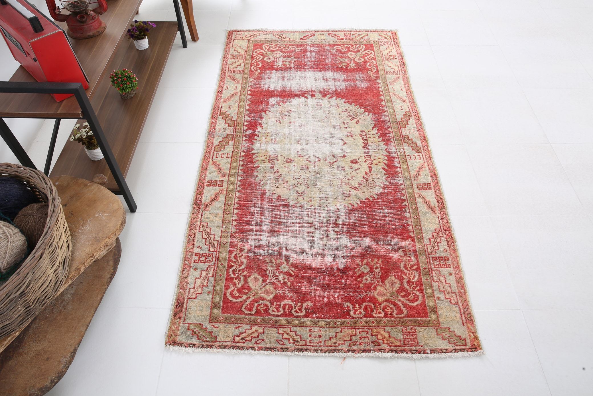 3' x 6' Red Turkish Vintage Rug  |  RugReform