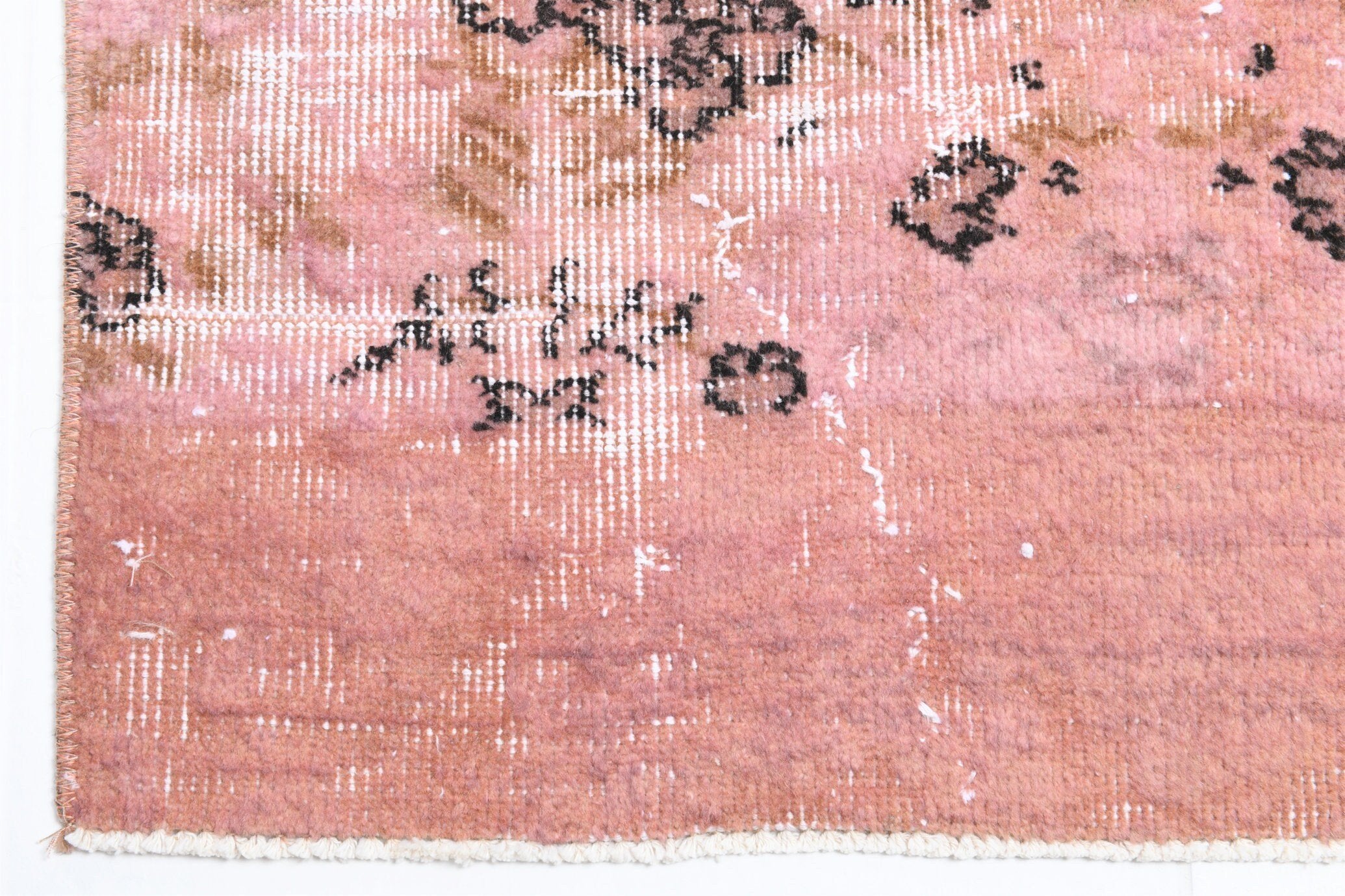 2' x 9' Pink Turkish Vintage Runner Rug  |  RugReform