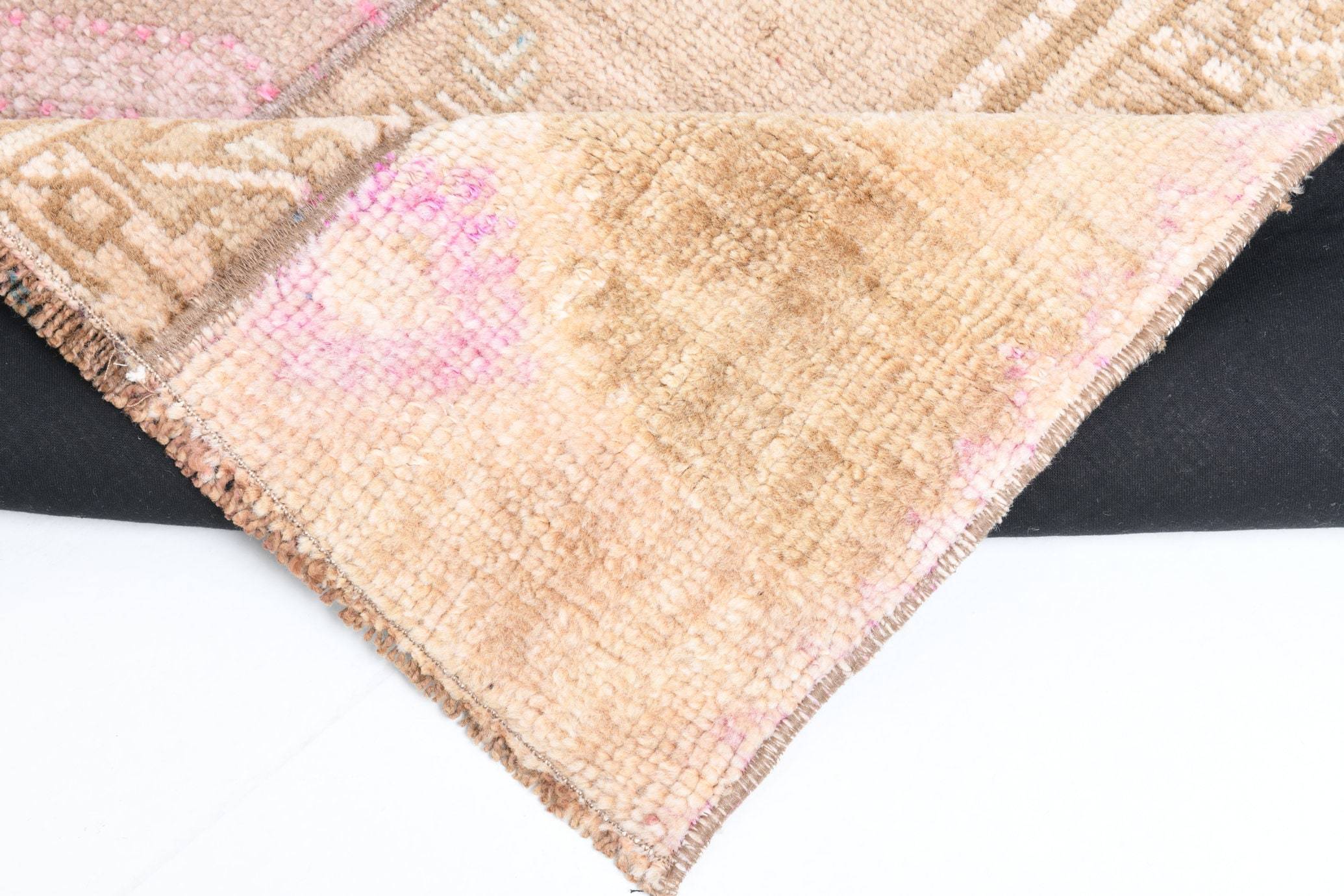 2' x 8' Pink Turkish Vintage Runner Rug  |  RugReform