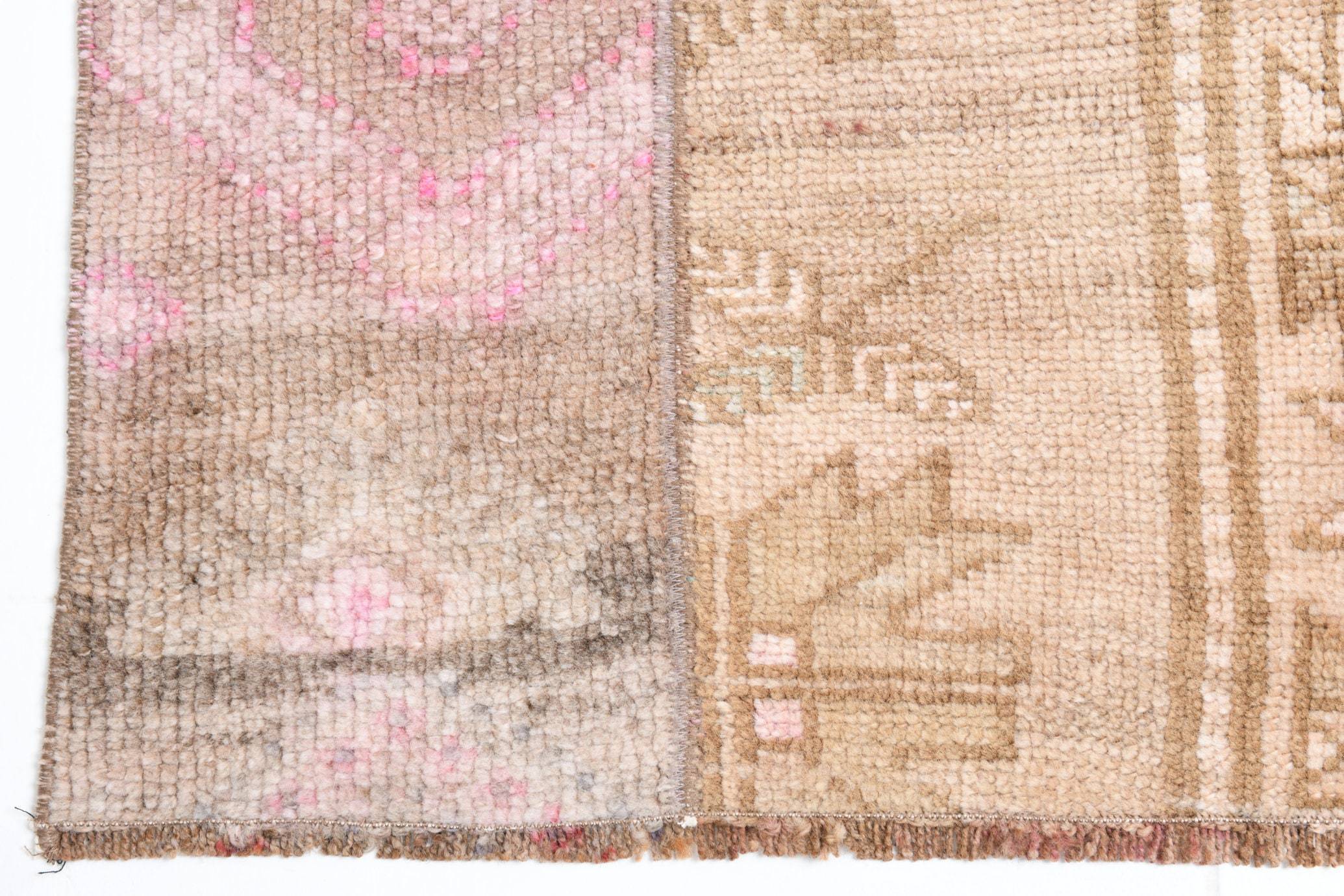 2' x 8' Pink Turkish Vintage Runner Rug  |  RugReform