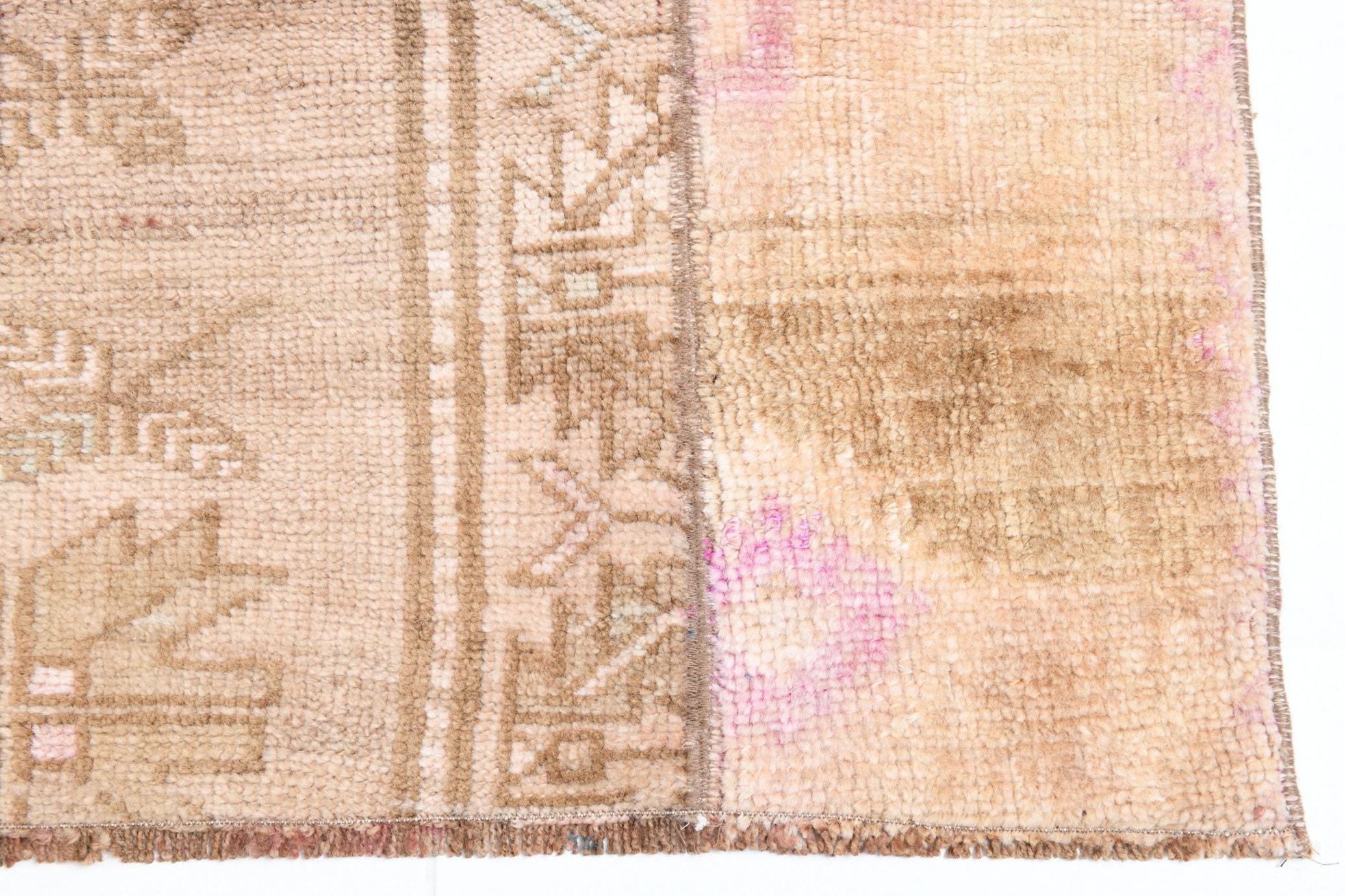 2' x 8' Pink Turkish Vintage Runner Rug  |  RugReform