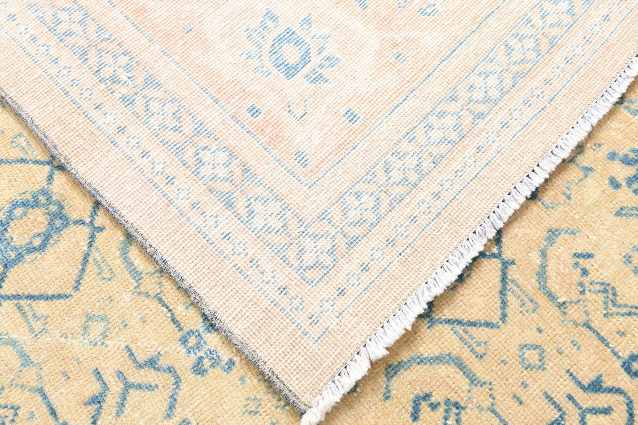 9' x 12' Tan-Ivory Vintage Persian Rug  |  RugReform