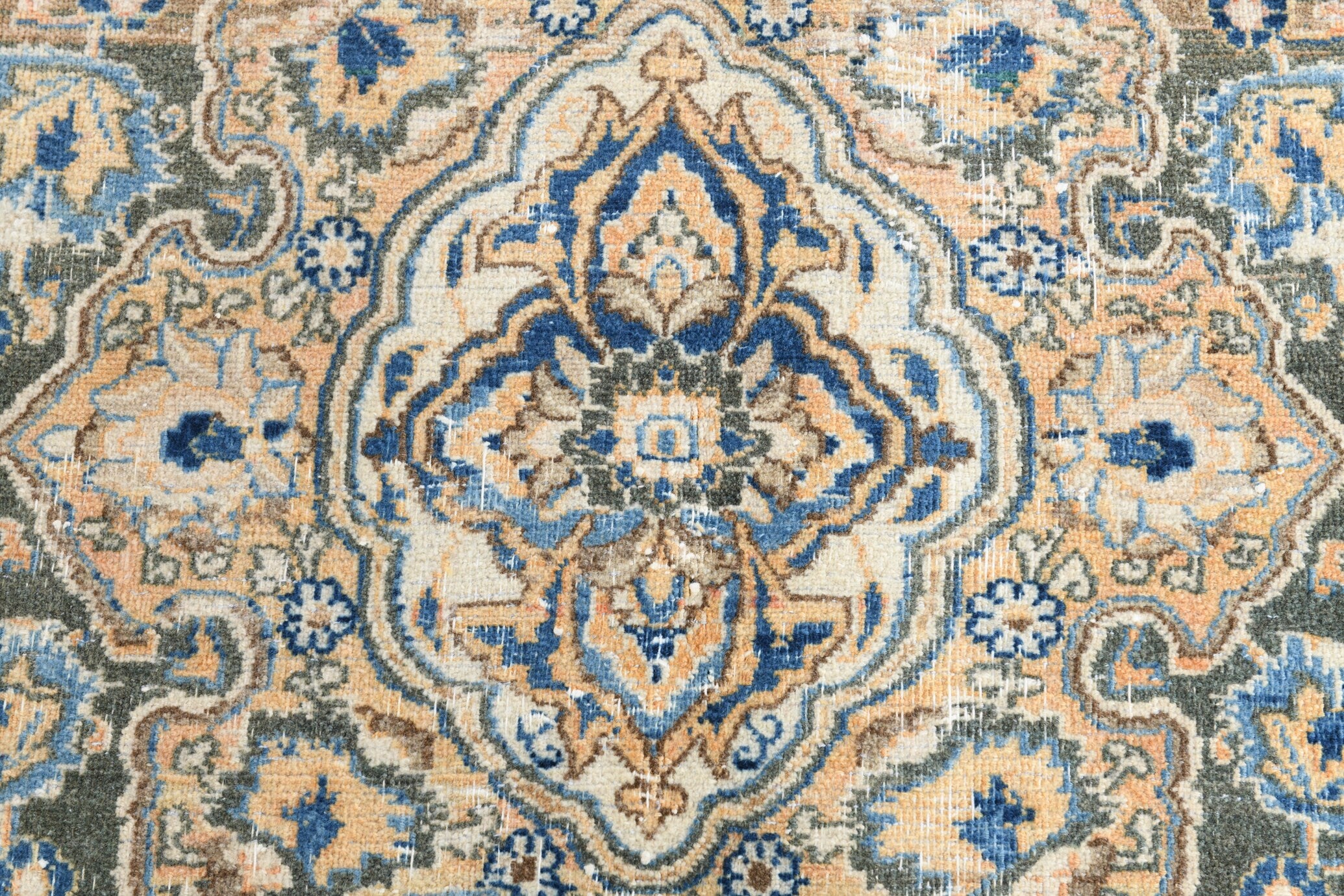 9' x 12' Blue Vintage Persian Rug  |  RugReform