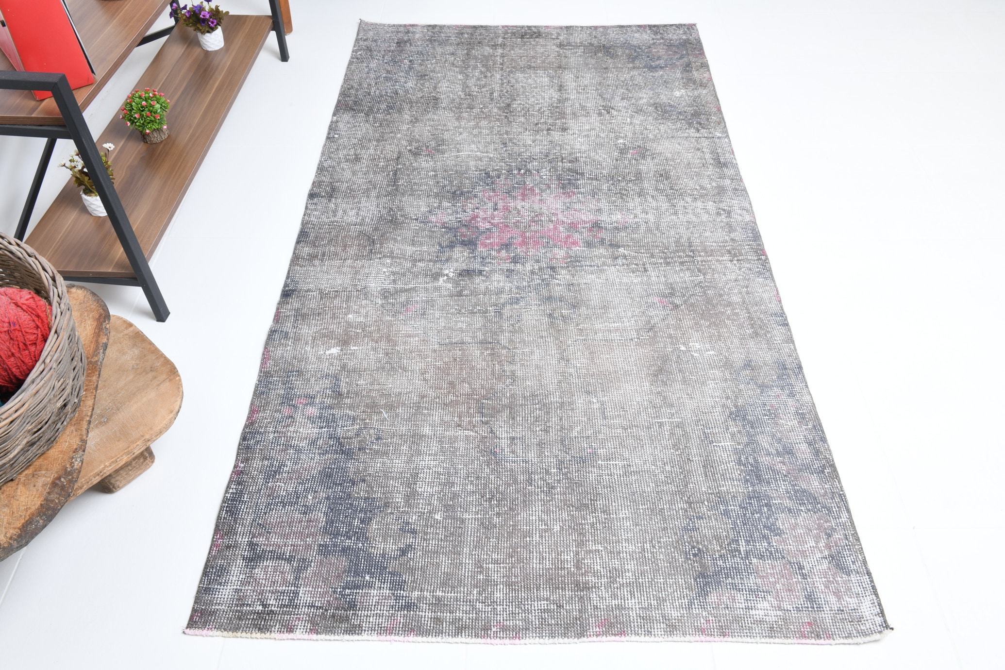 3' x 7' Black-Gray Turkish Vintage Rug  |  RugReform