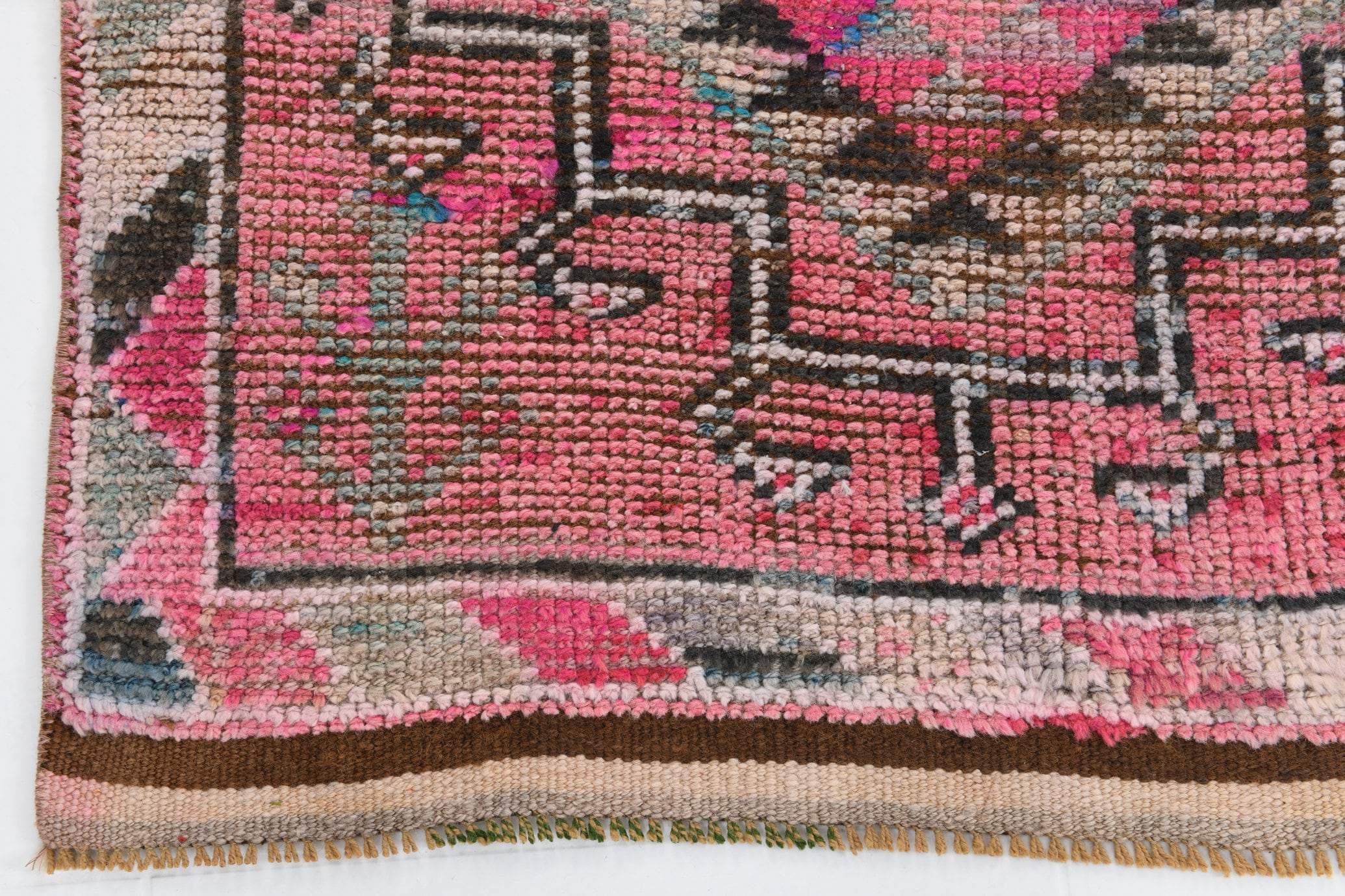 2' x 11' Pink Turkish Vintage Herki Rug  |  RugReform