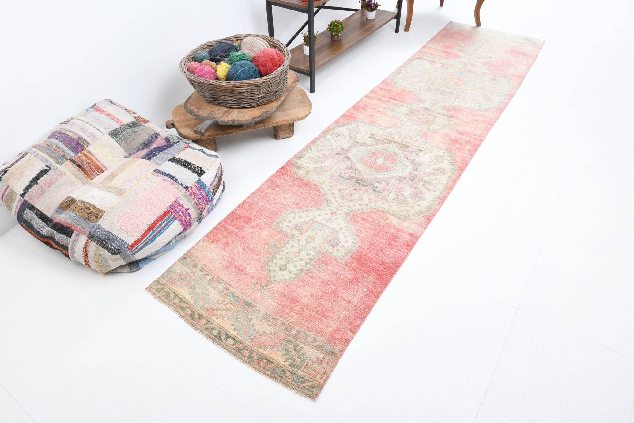 2' x 10' Red Turkish Vintage Runner Rug  |  RugReform