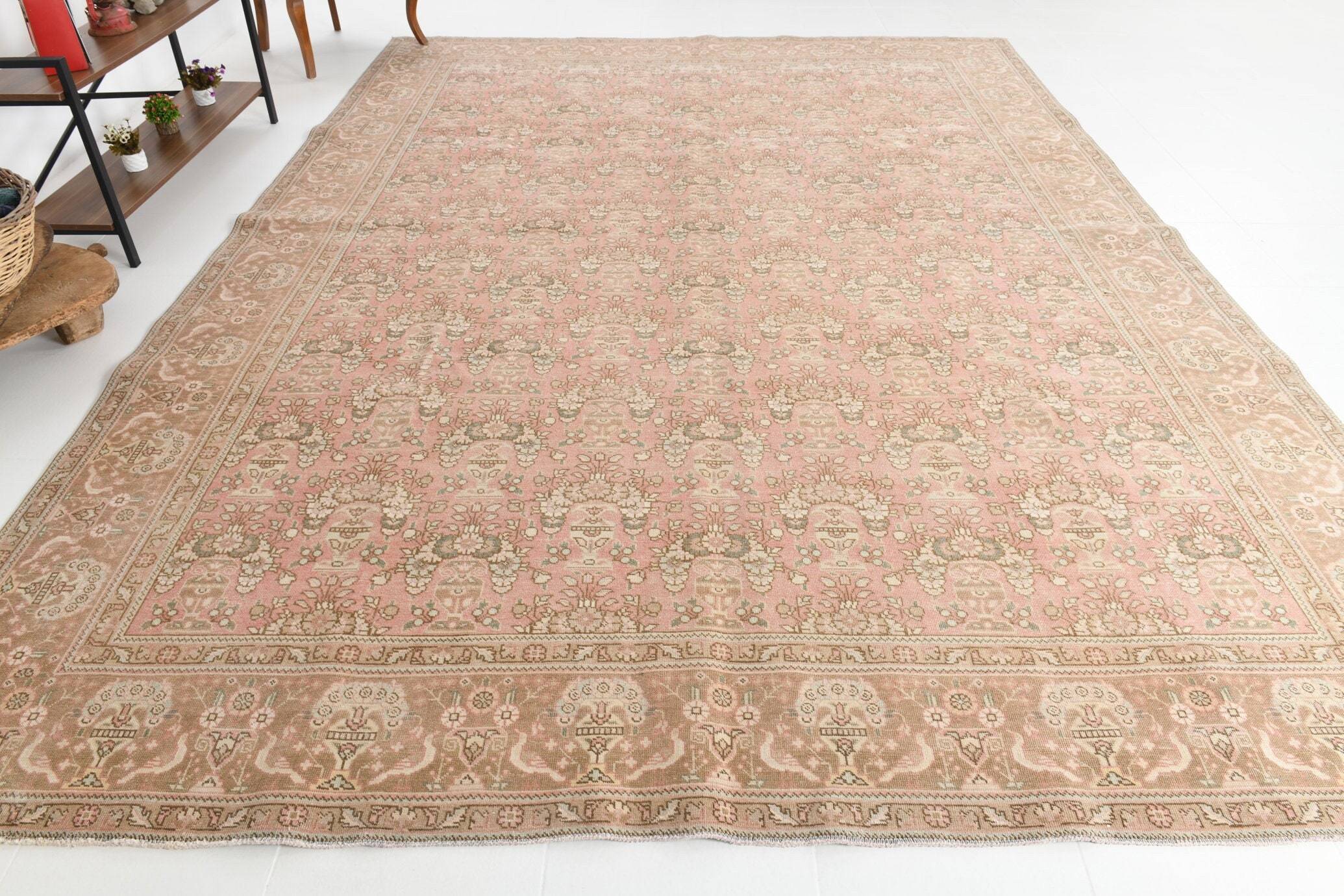 9' x 12' Multi Color Vintage Persian Rug  |  RugReform