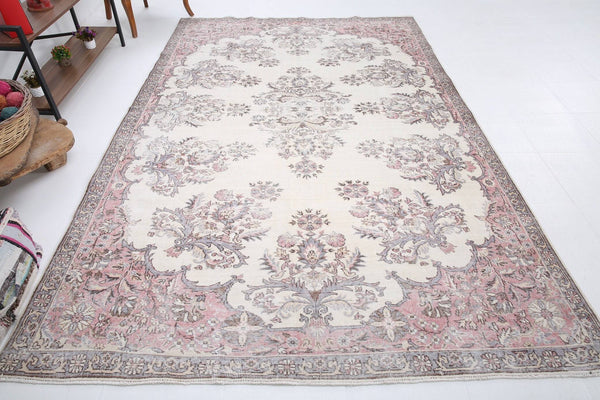 7' x 10' Multi Color Turkish Vintage Rug  |  RugReform