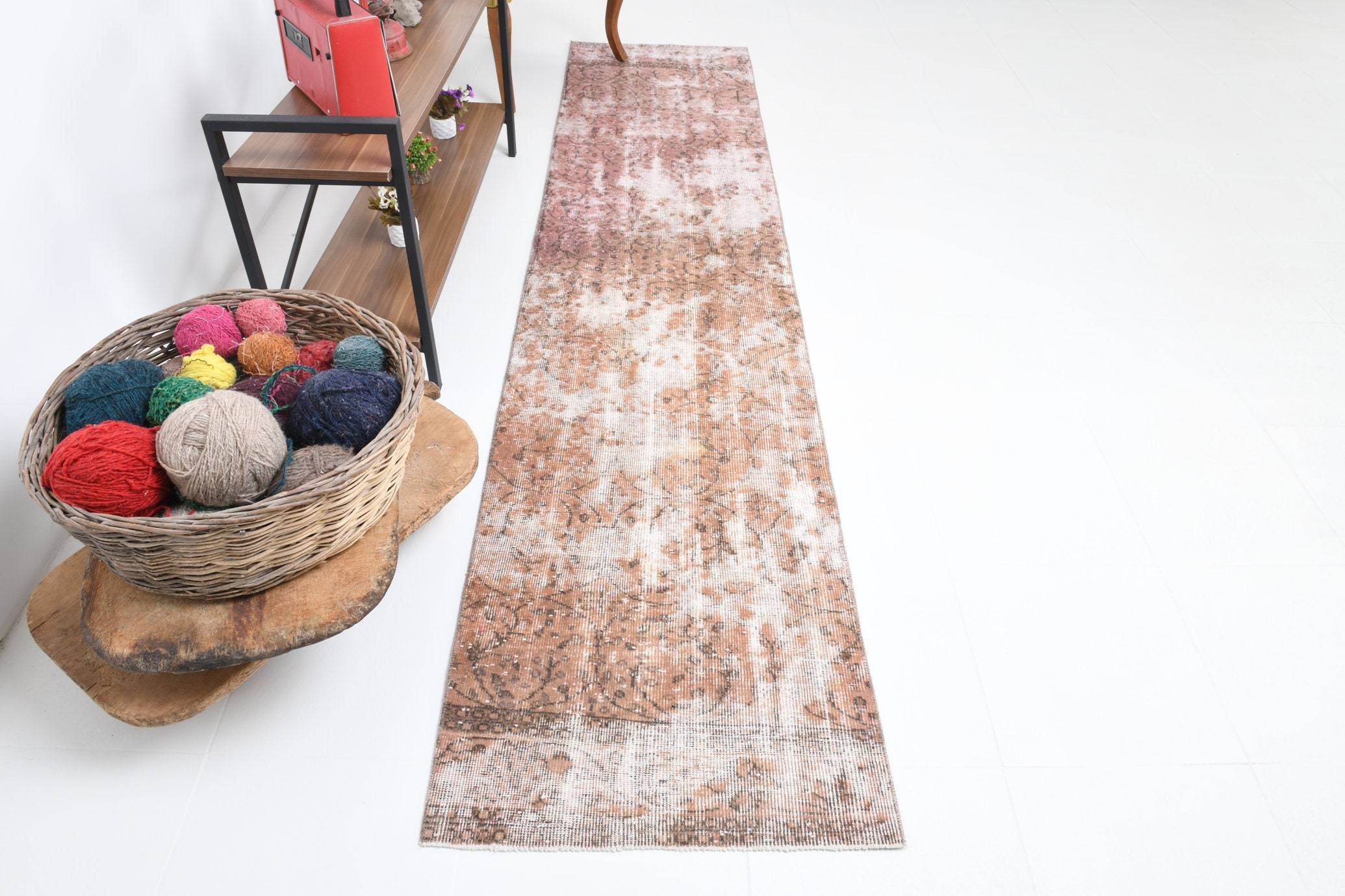 2' x 10' Multi Color Turkish Vintage Runner Rug  |  RugReform