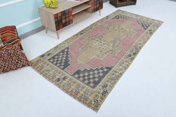 3' x 8' Pink Turkish Vintage Rug  |  RugReform