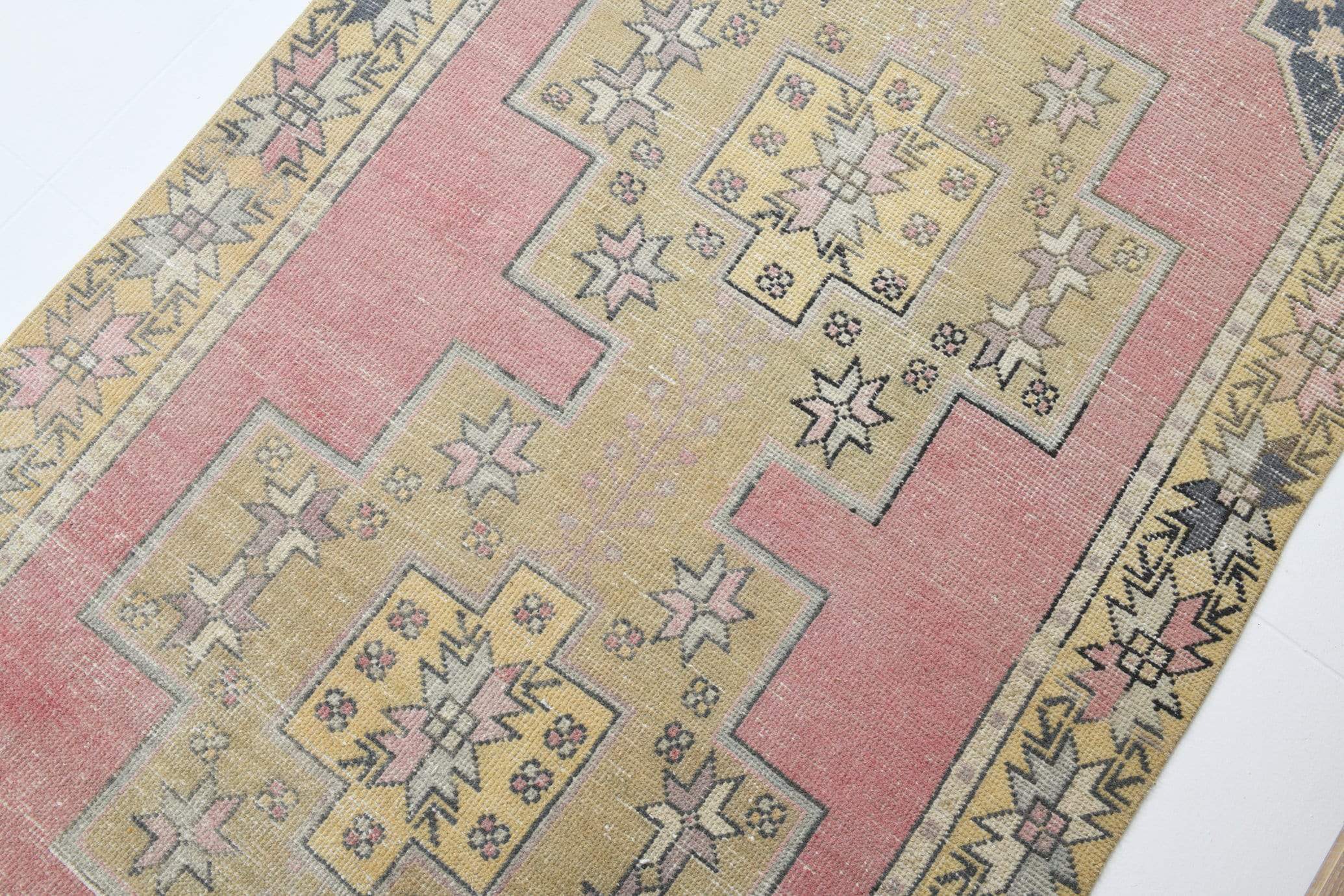 3' x 8' Pink Turkish Vintage Rug  |  RugReform