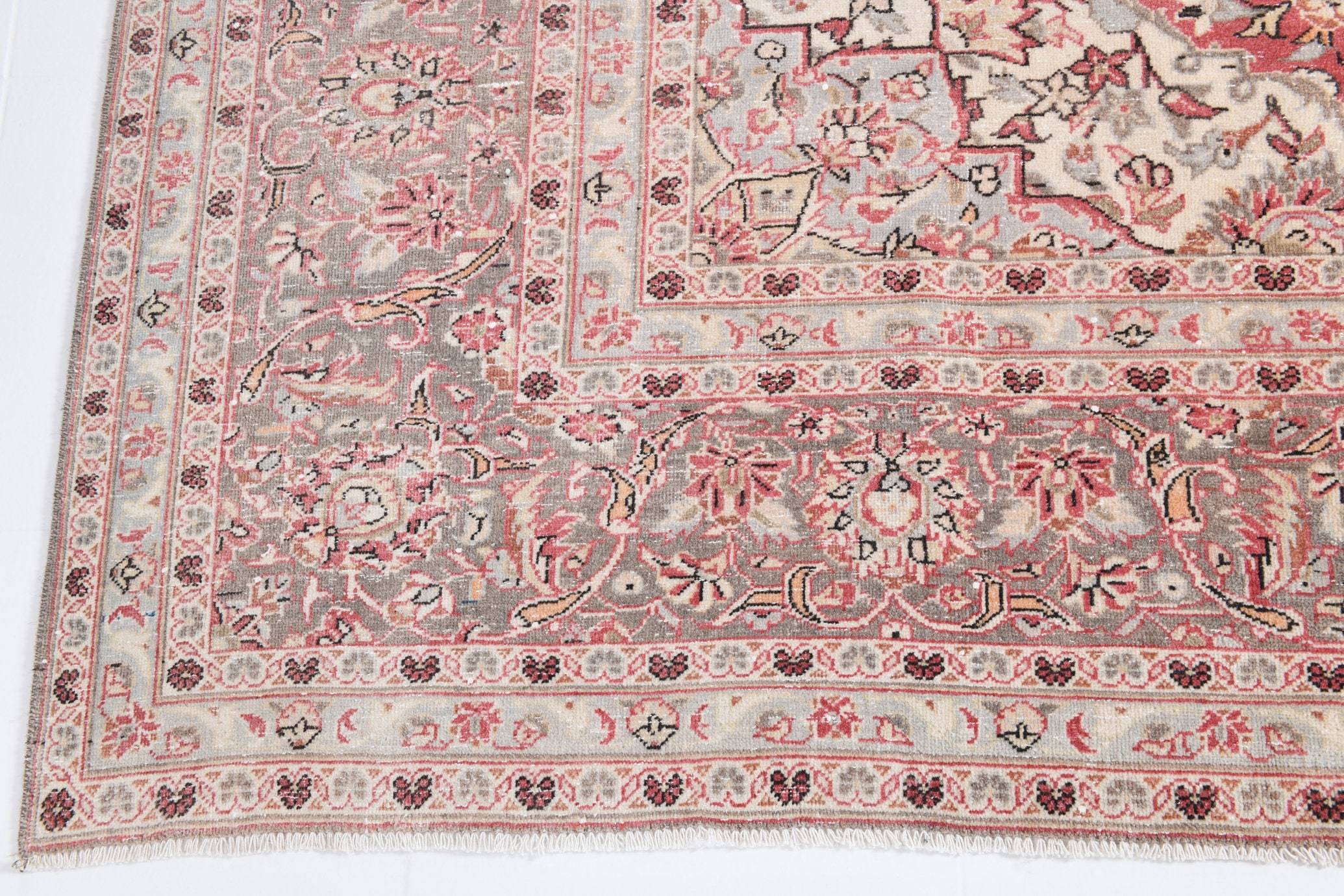 9' x 13' Red Vintage Persian Rug  |  RugReform